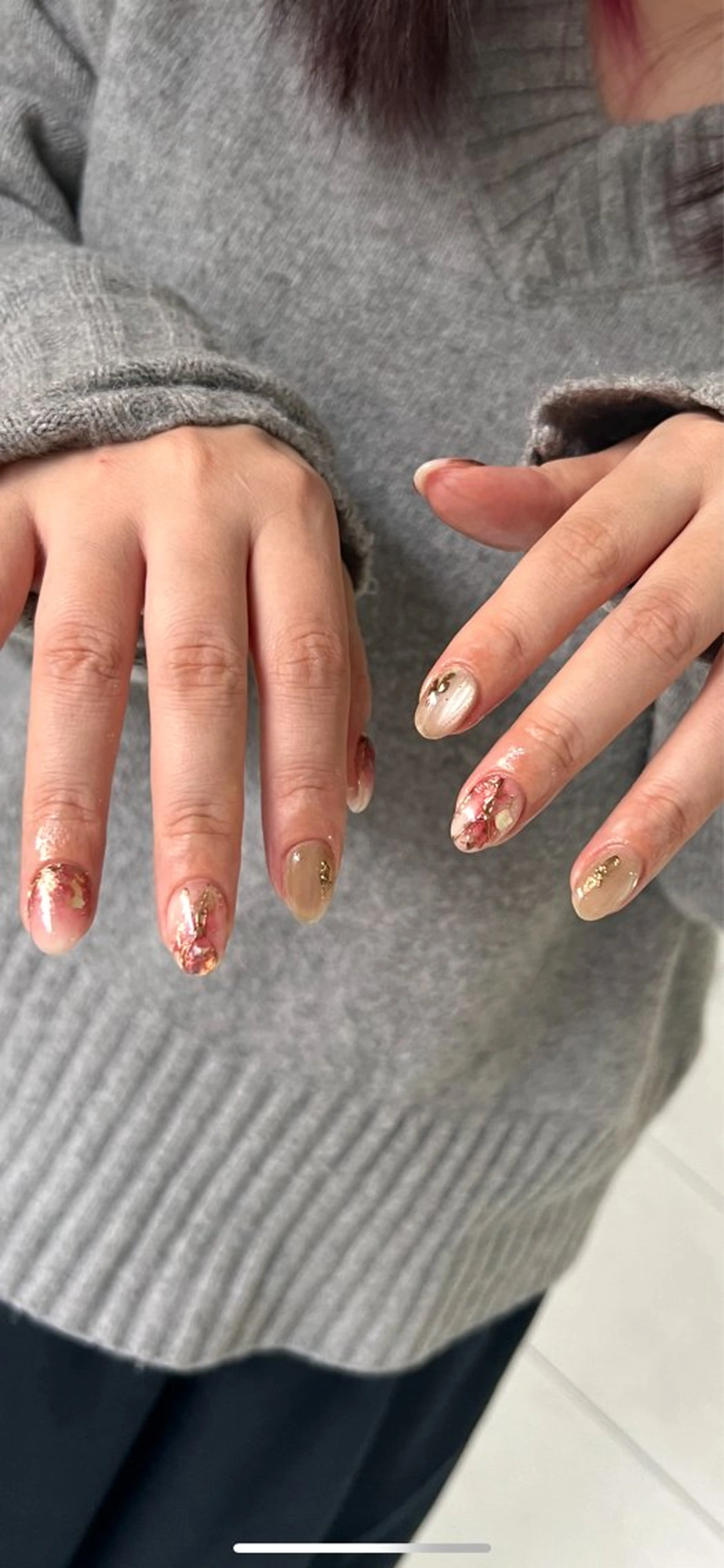 ネイル 持ち込み ニュアンスネイル Charme. NOBUKOのネイルデザイン