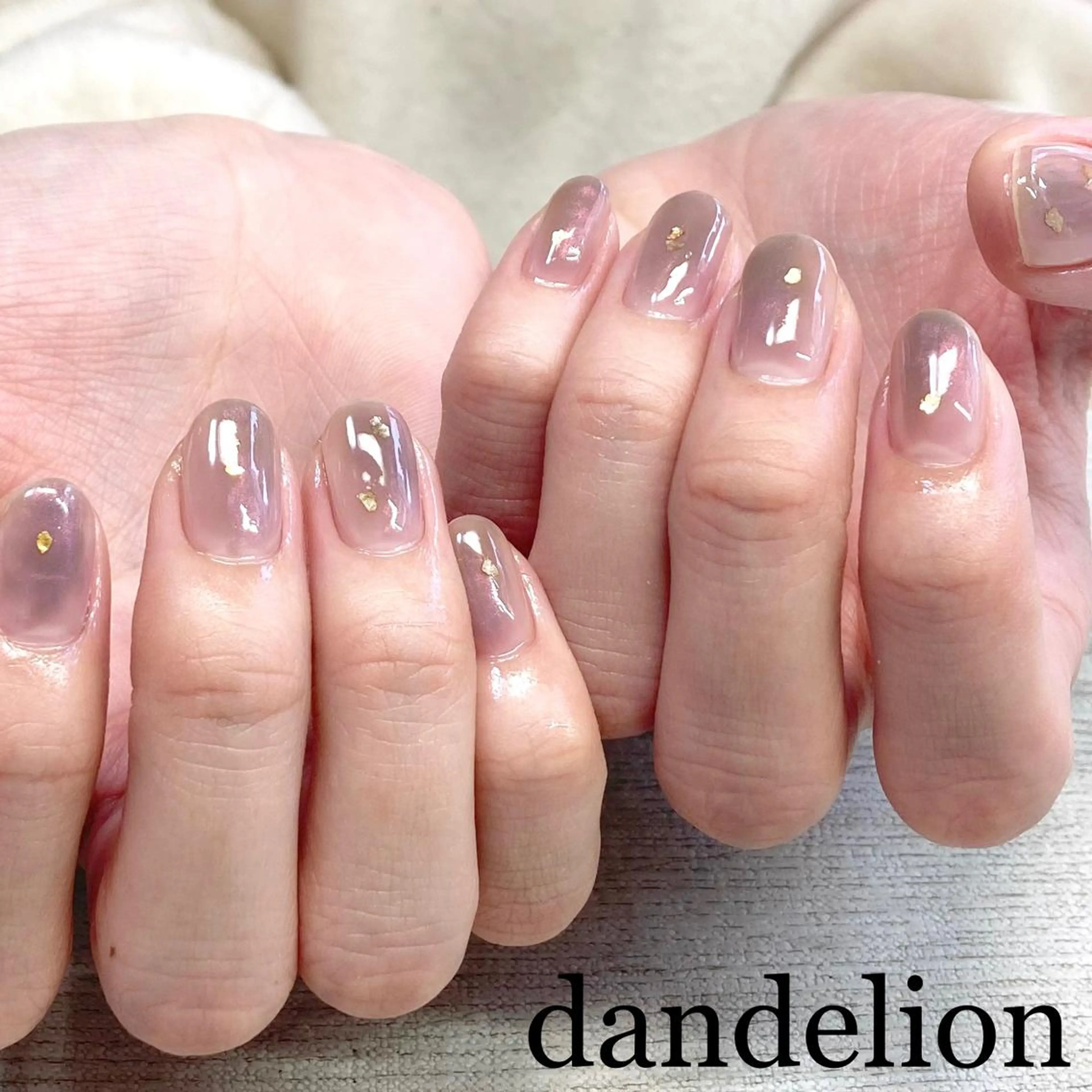 ネイル ハンドネイル ハンドケア dandelion ダンデライオンのネイルデザイン