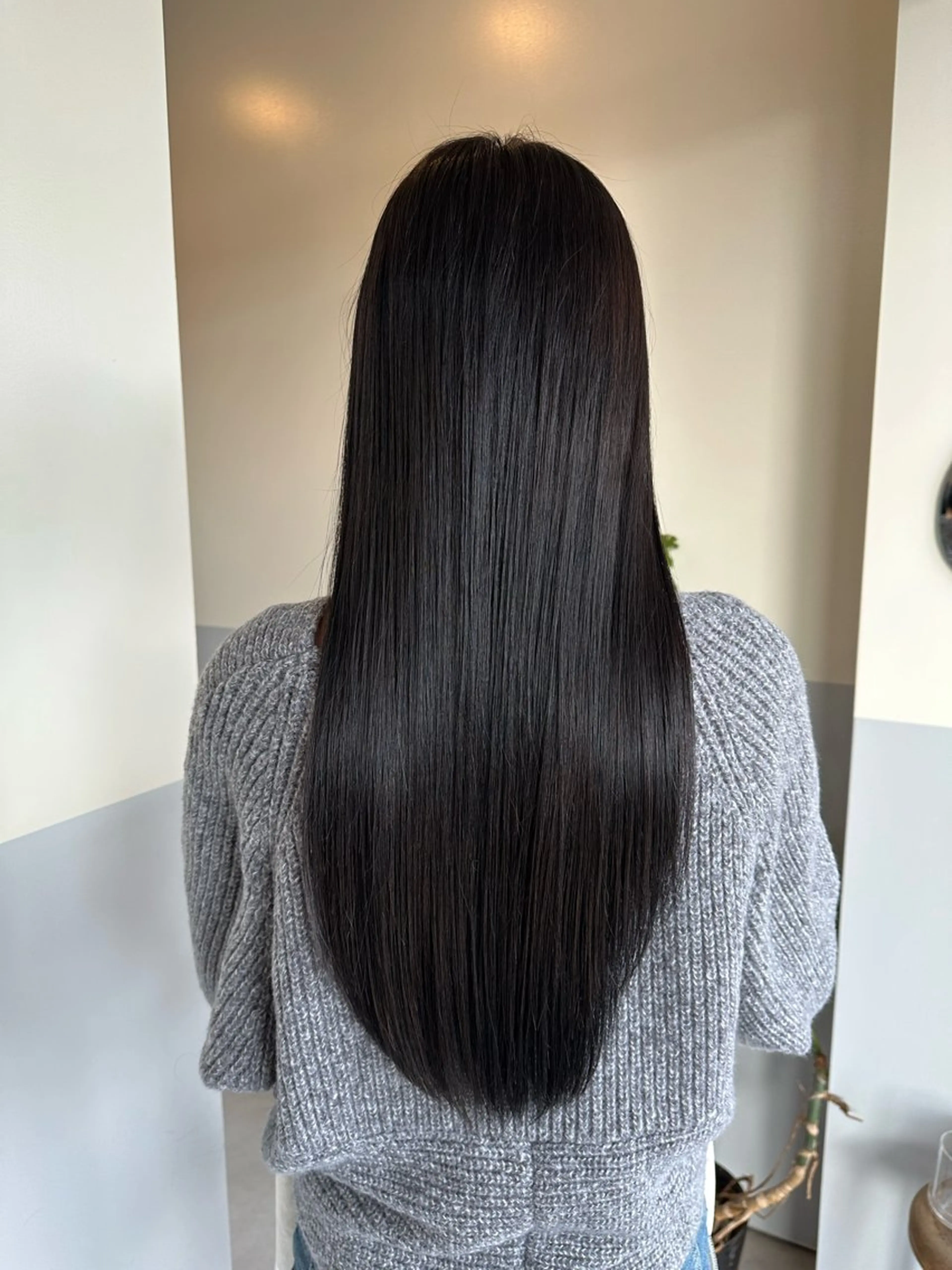 【就活カラーのお客様限定】 ワンカラー+シャンプーブロー🐈⬛🖤の写真