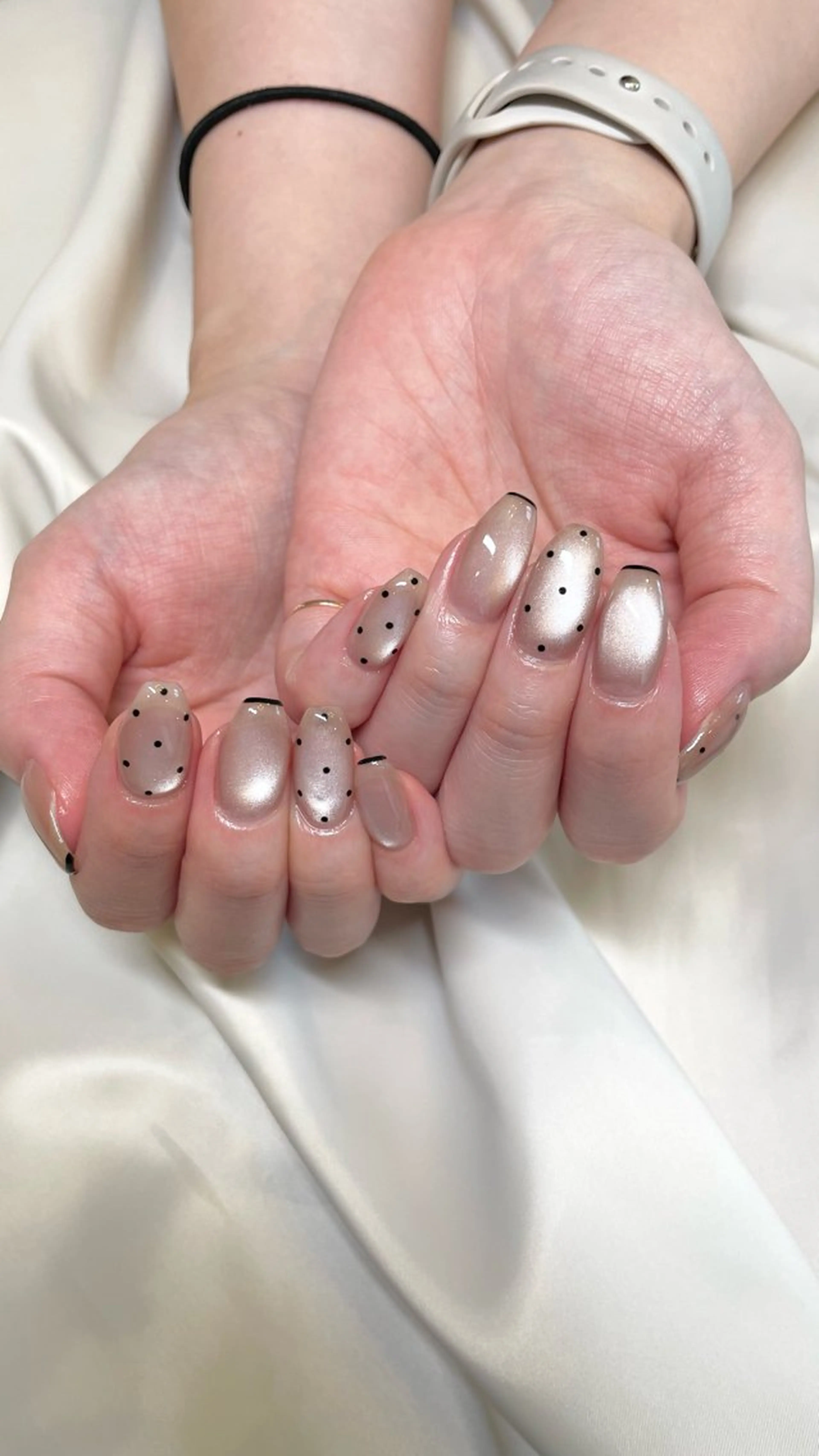 ネイル アートネイル ドット ハンドネイル ui nailのネイルデザイン