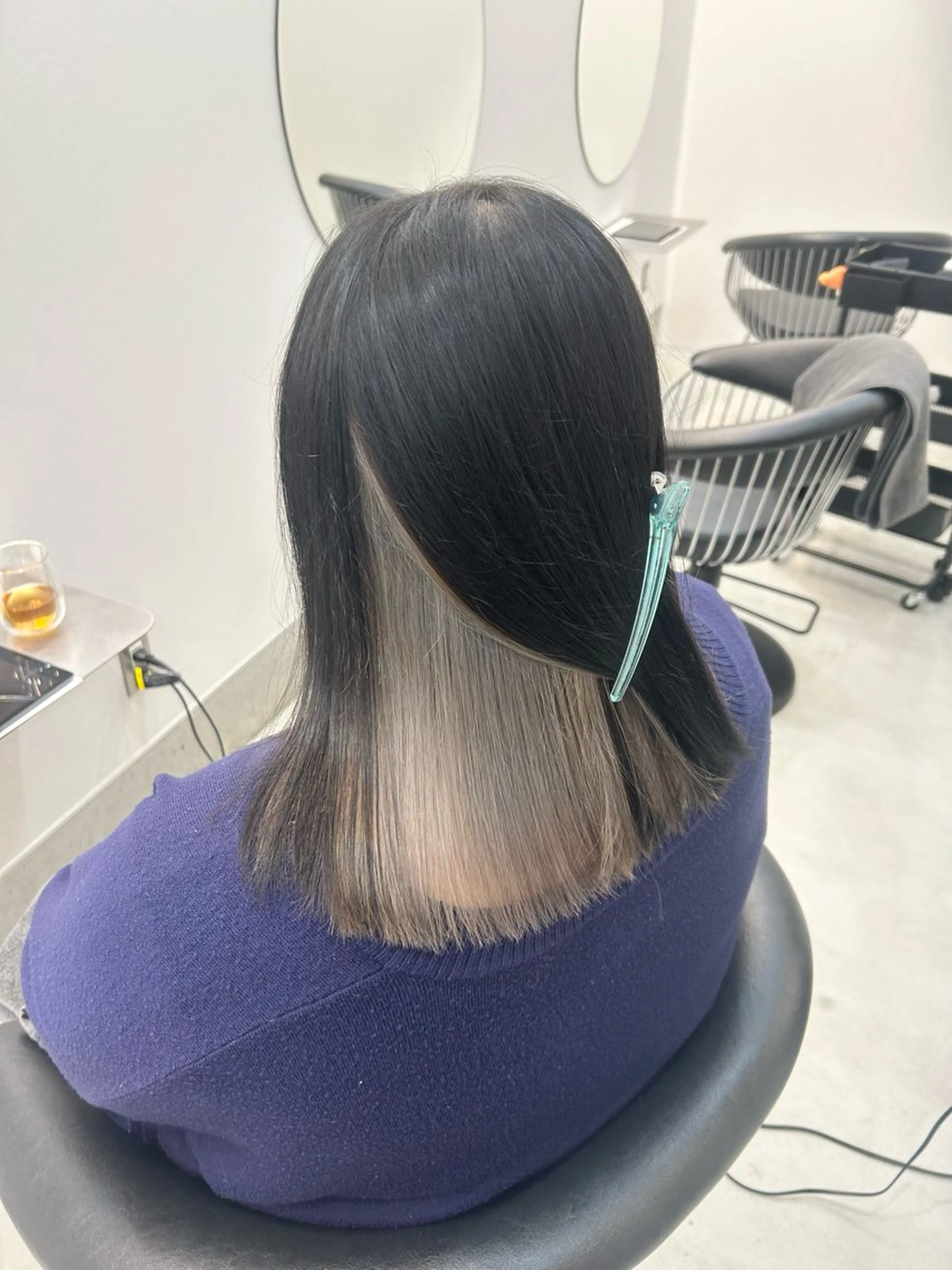 ミディアム カラー カット ヘアカラー En/ ひなたのヘアスタイル