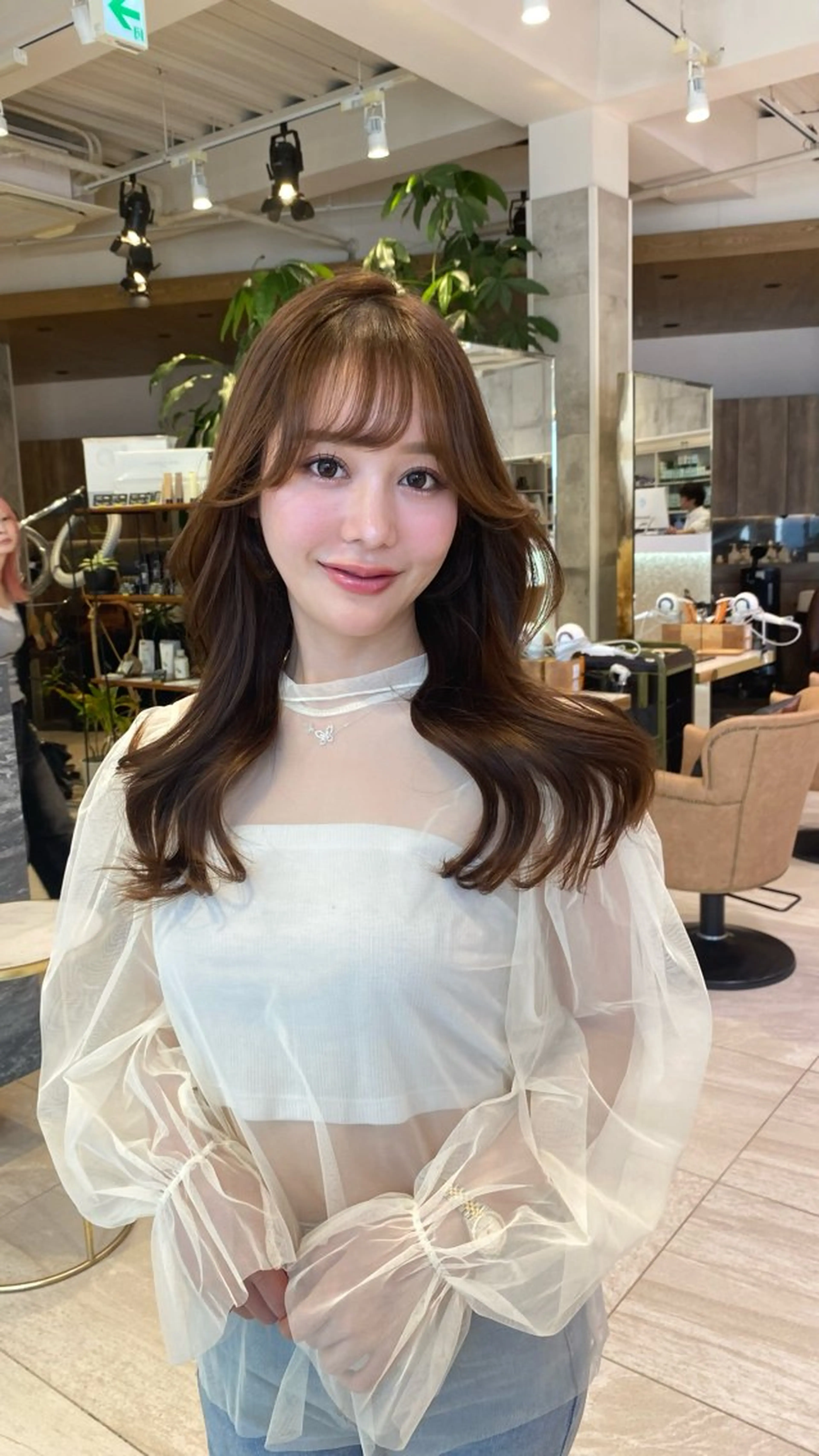 ロング ボブ／レイヤーモデル 募集中🫧ゆい🌼のヘアスタイル