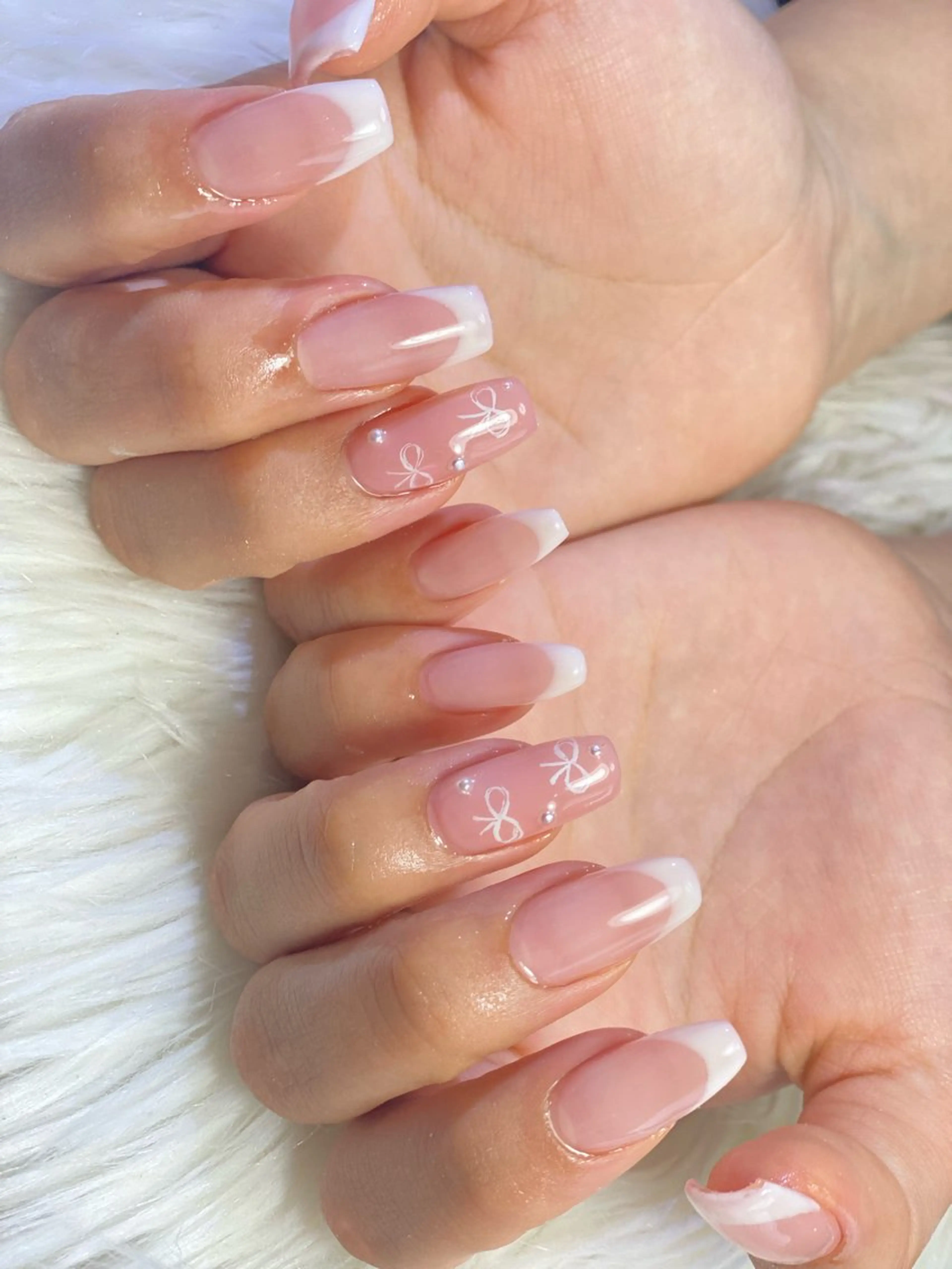 ネイル フレンチネイル オフィスネイル Esthetic Will所属・will 有希のネイルデザイン