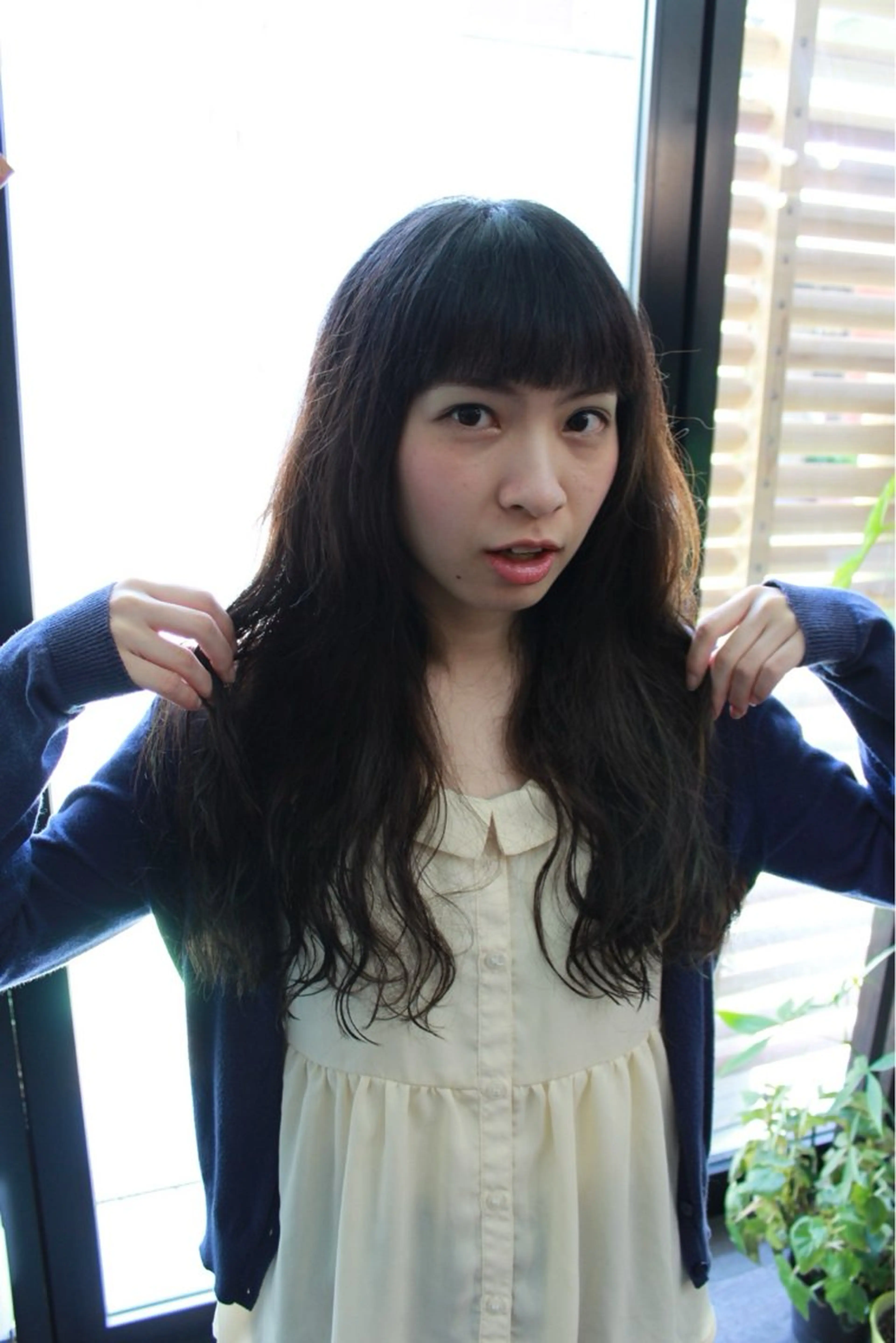 ロング パーマ カット パーマ 竹内 幸生のヘアスタイル