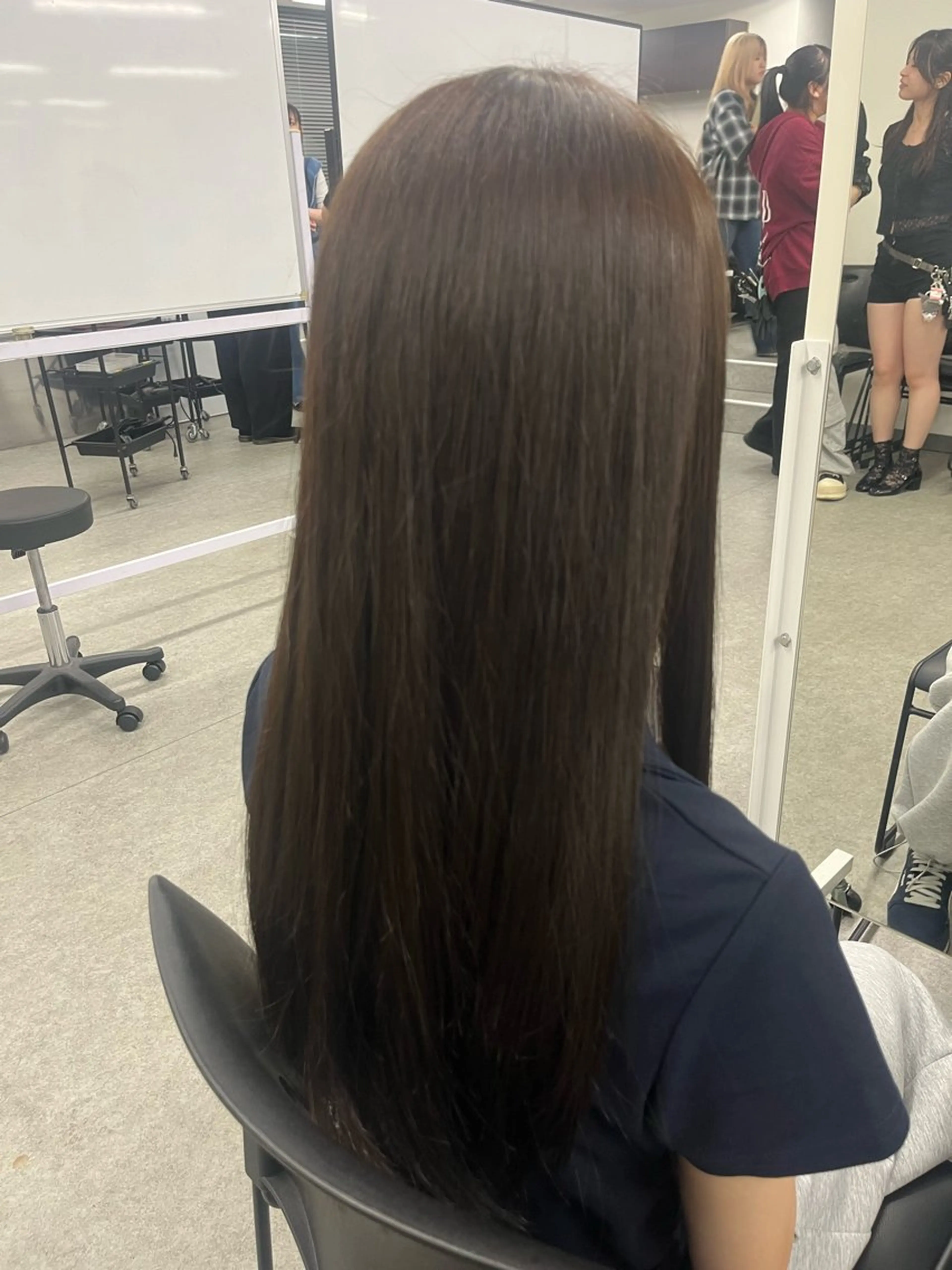 ロング カラー オリーブカラー ヘアカラー トリートメント 透明感×似合わせ ピンクヘアsyuyaのヘアスタイル