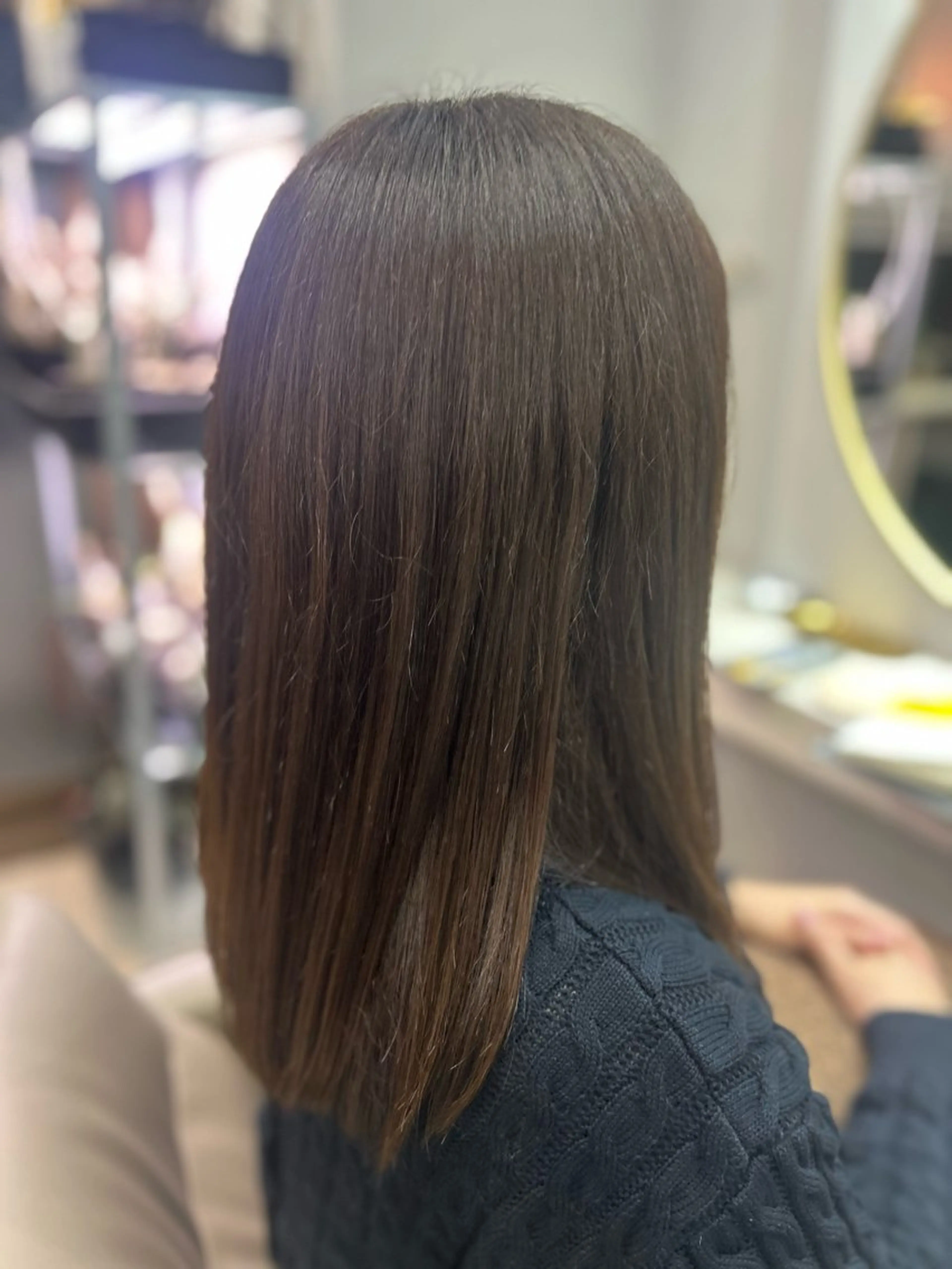 セミロング カット ヘアカラー 池田 太一のヘアスタイル