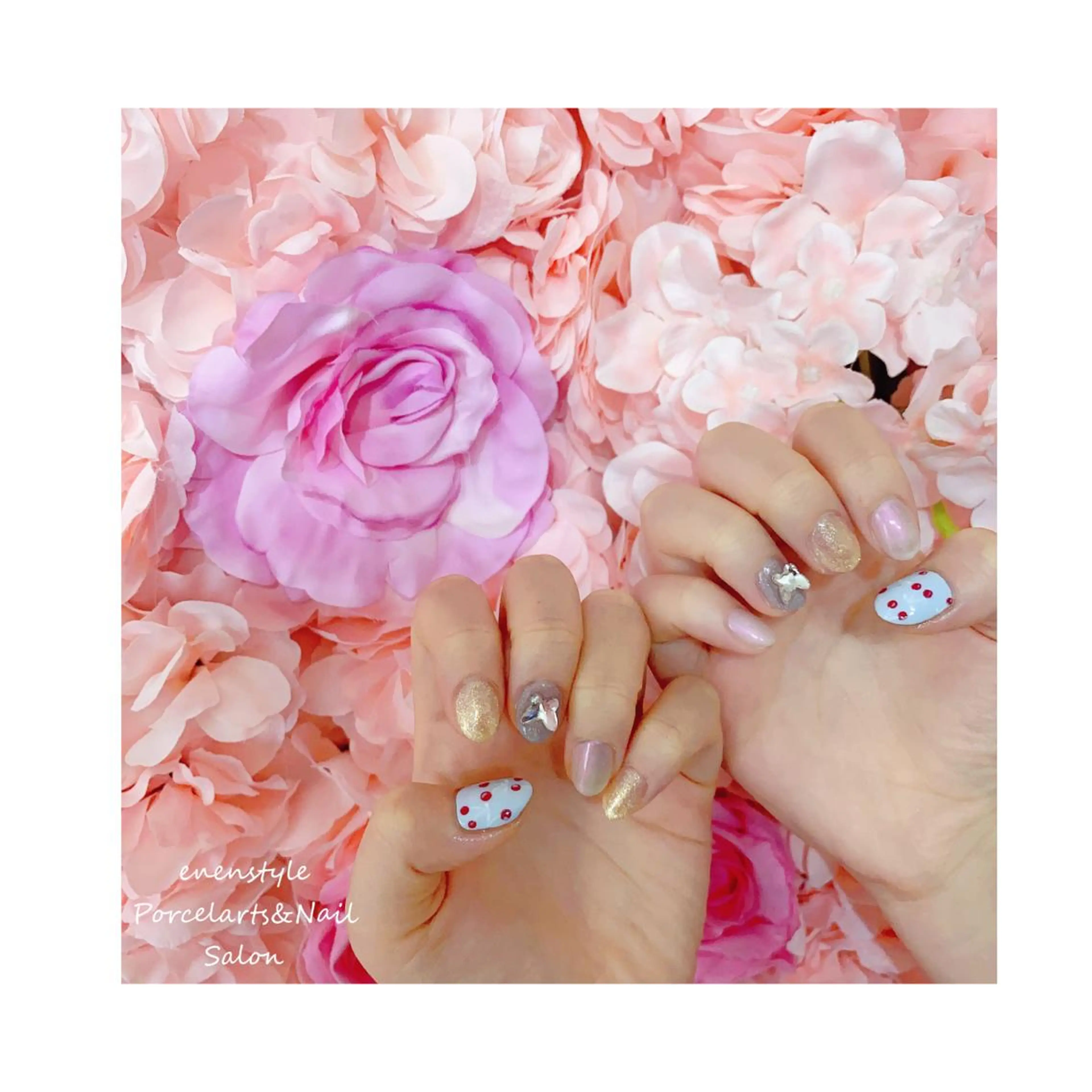 ミディアム ネイル ジェルネイル ニュアンスネイル オフィスネイル ワンカラーネイル パラジェル ハンドネイル 👑enen style👑のネイルデザイン