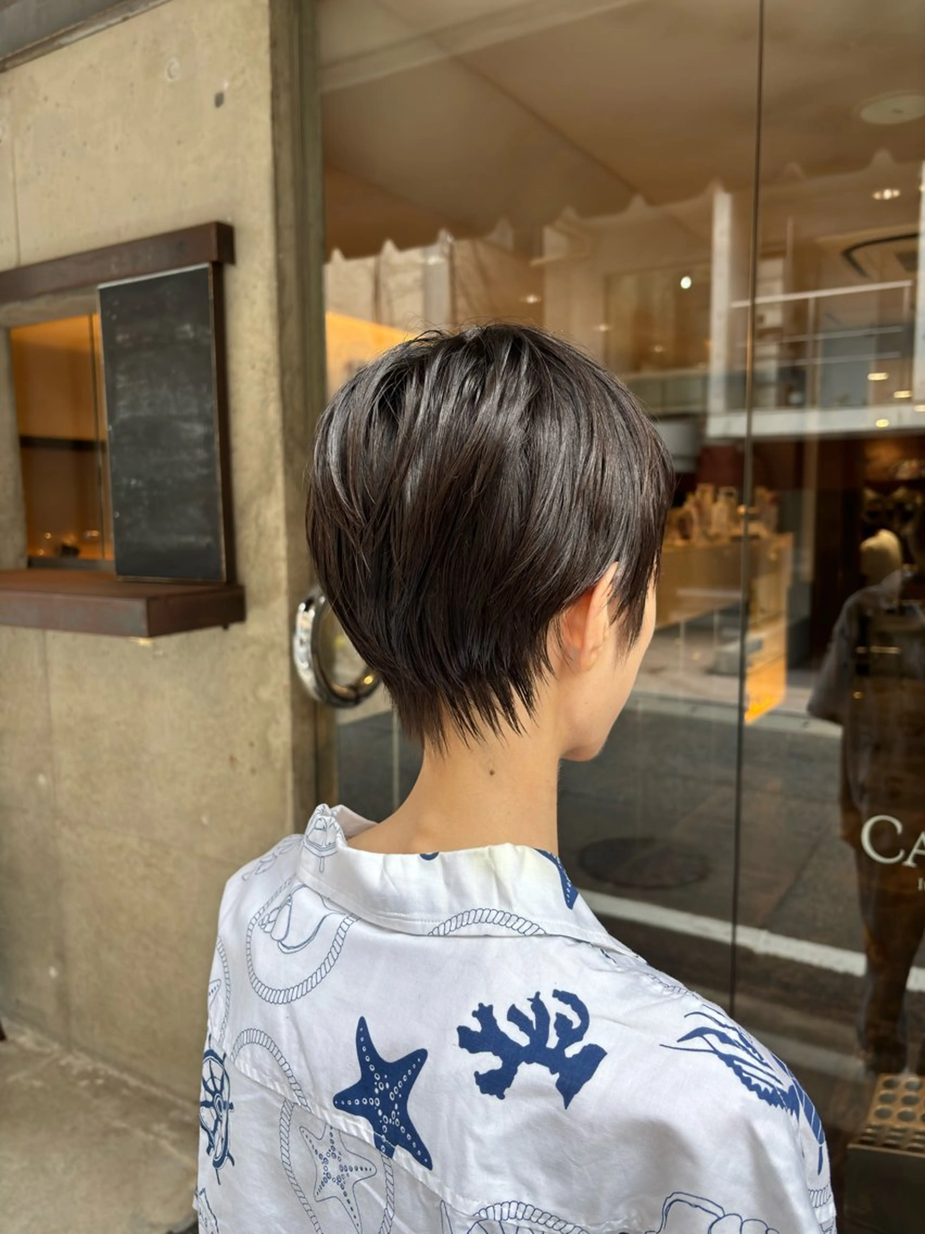 ショート ショートヘア 水原波津輝/ボブ /ニュアンスパーマのヘアスタイル