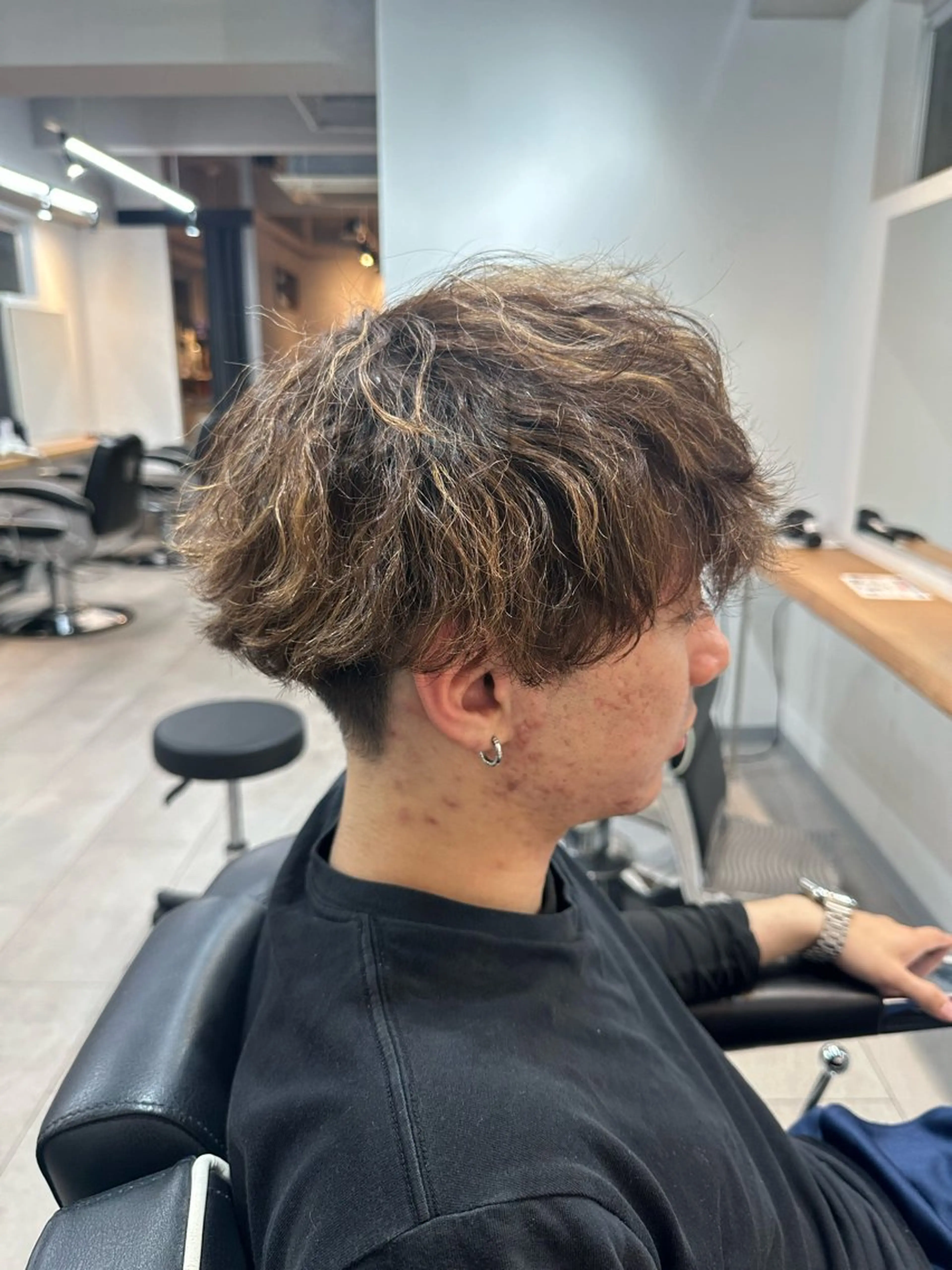 カラー パーマ メンズ 🇺🇸大宮パーマ 波巻き/ツイスパのヘアスタイル