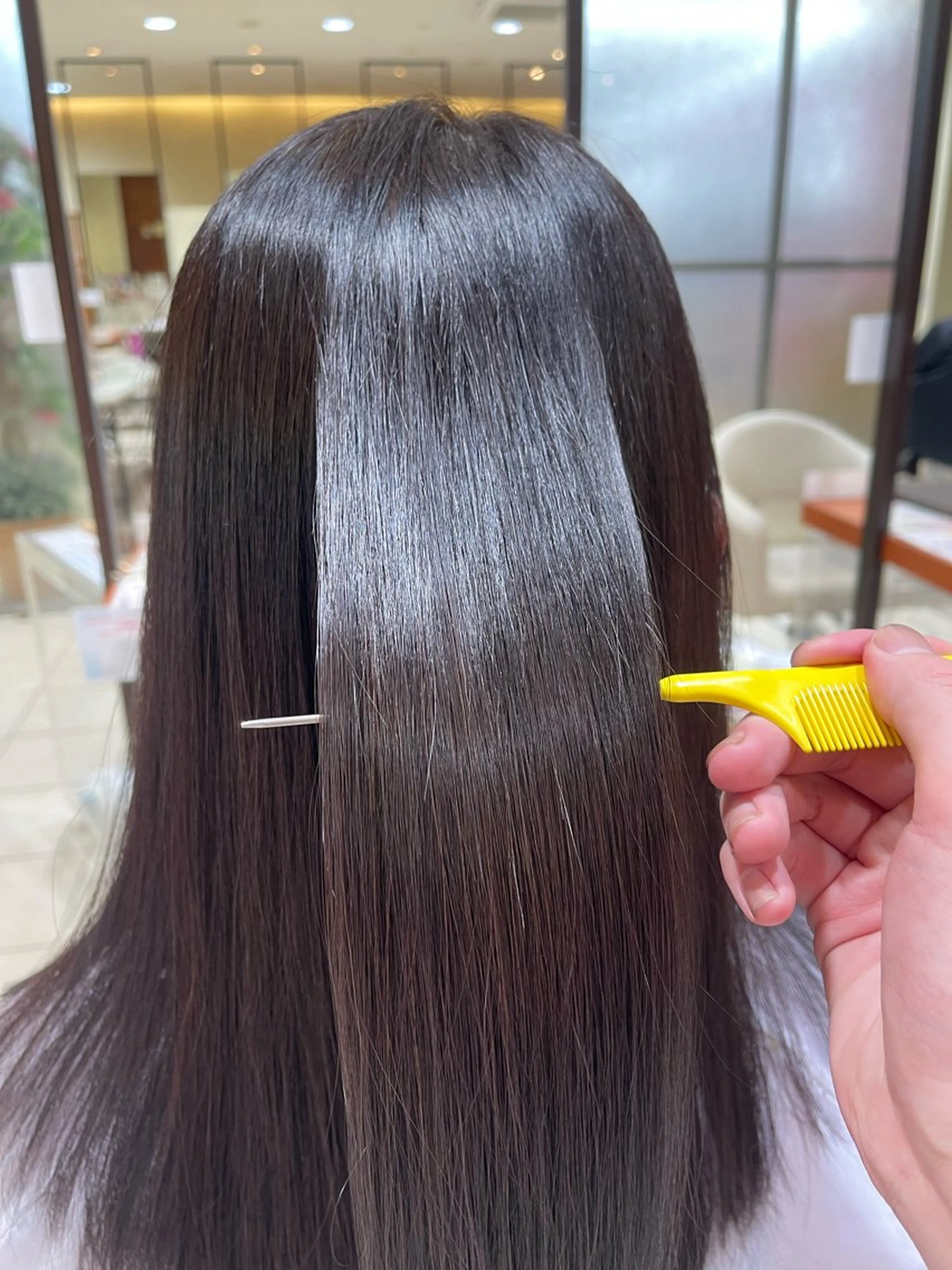 ロング 髪質改善 カネヒラ リョウスケのヘアスタイル