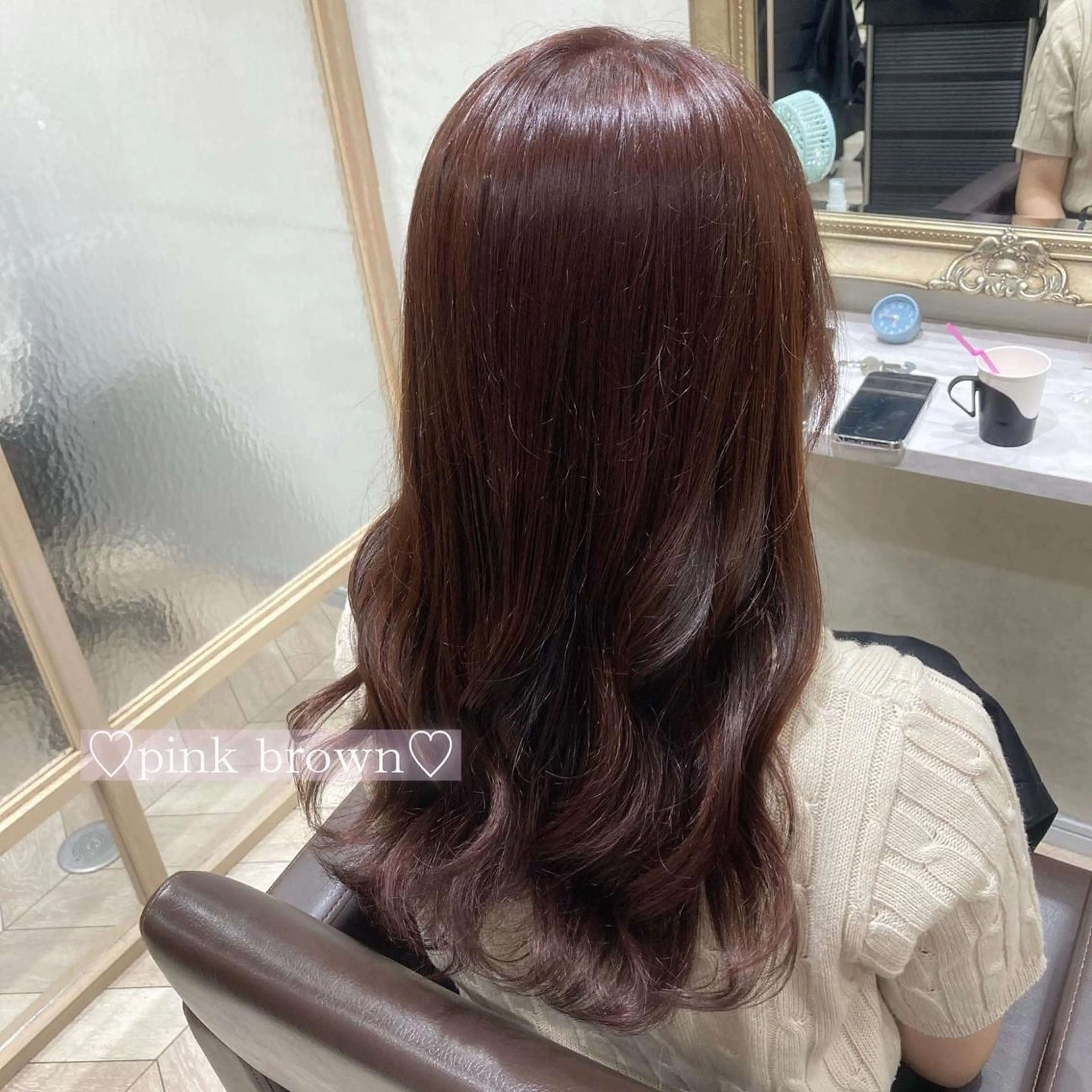 ロング カラー 菅村 緋莉🎀ガーリーヘアのヘアスタイル