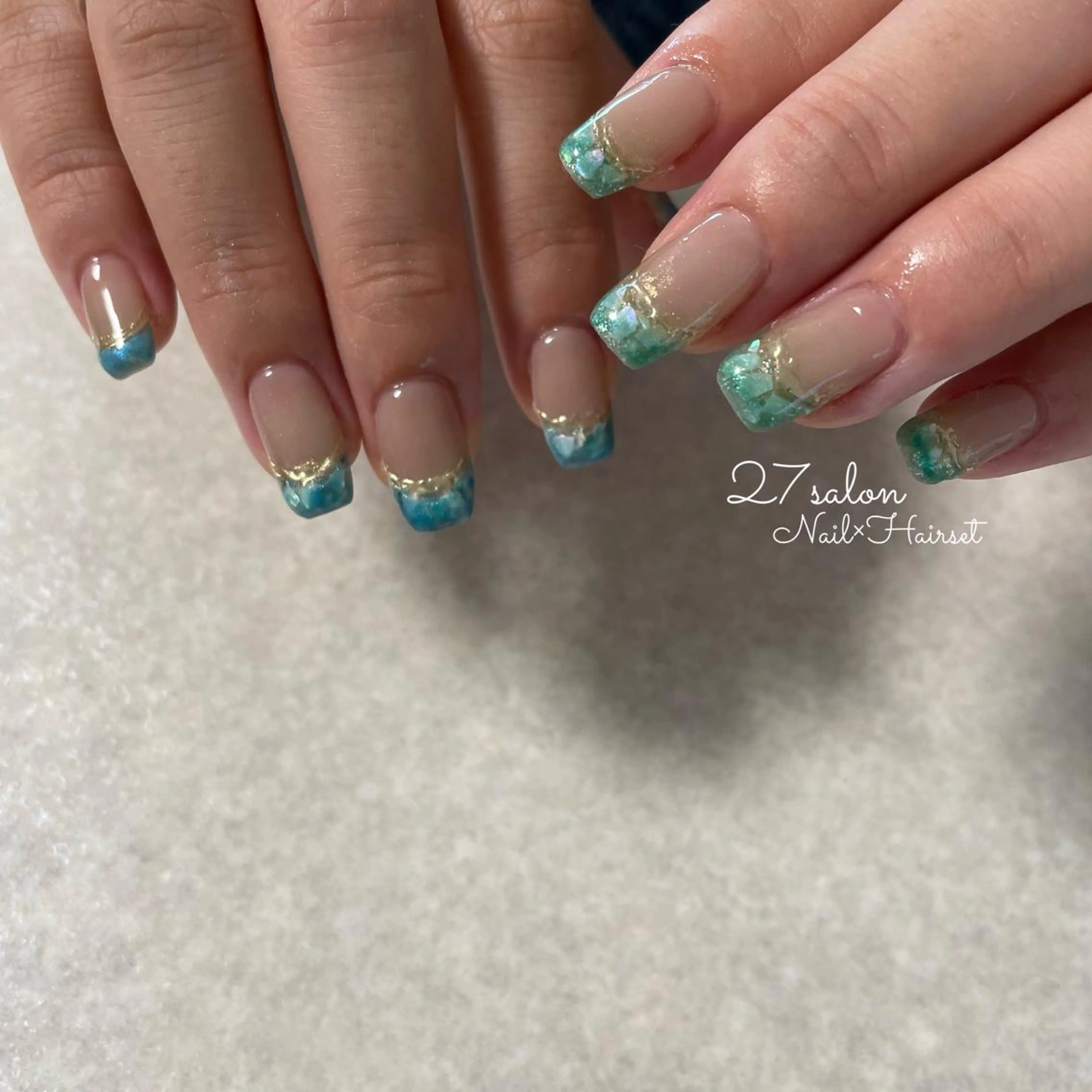 ネイル フレンチネイル 27salon yuinaのネイルデザイン