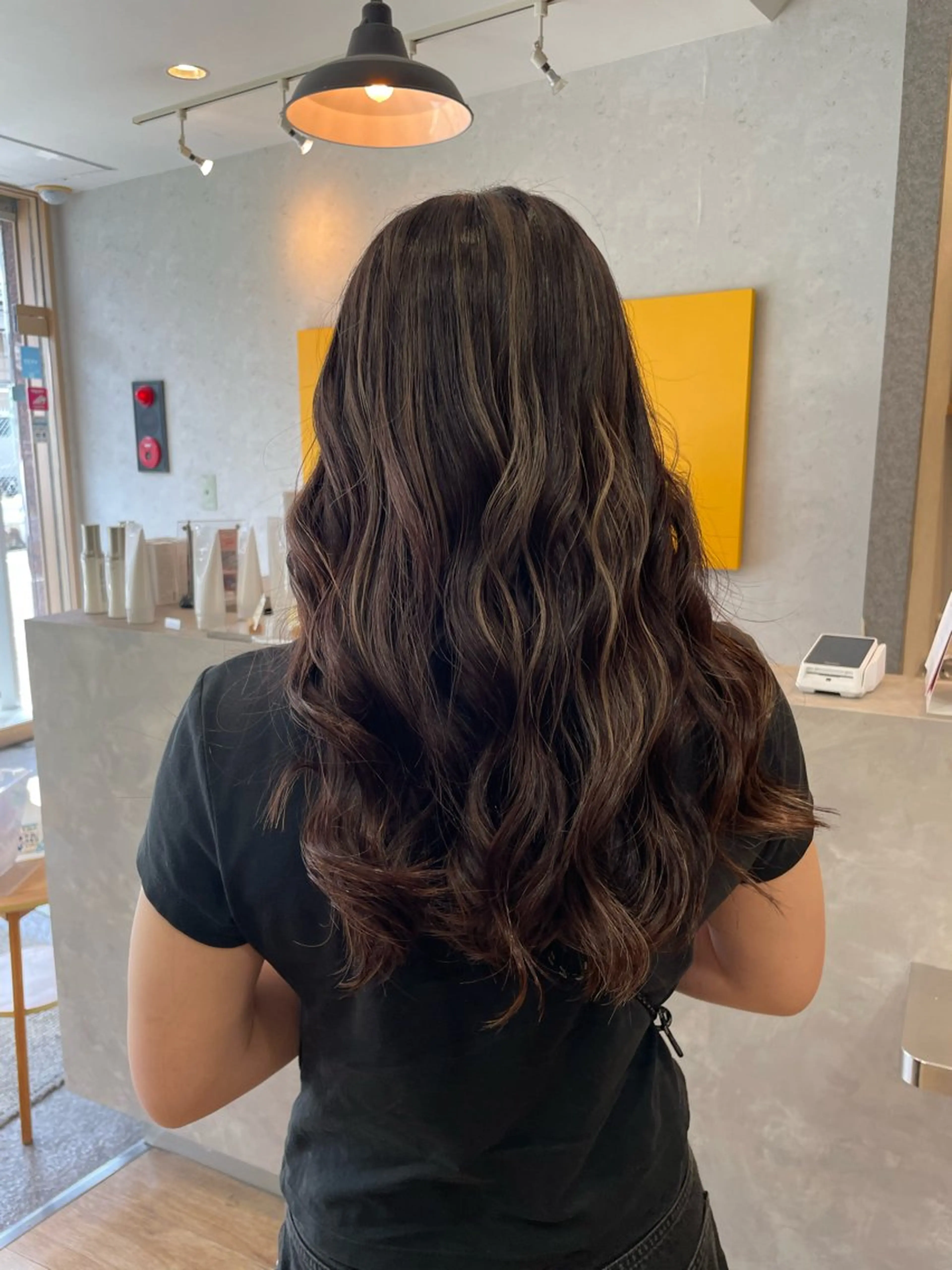 ロング カラー ハイライトカラー ハイライト ヘアカラー 髪質改善/Bloss om🌷高橋沙衣のヘアスタイル