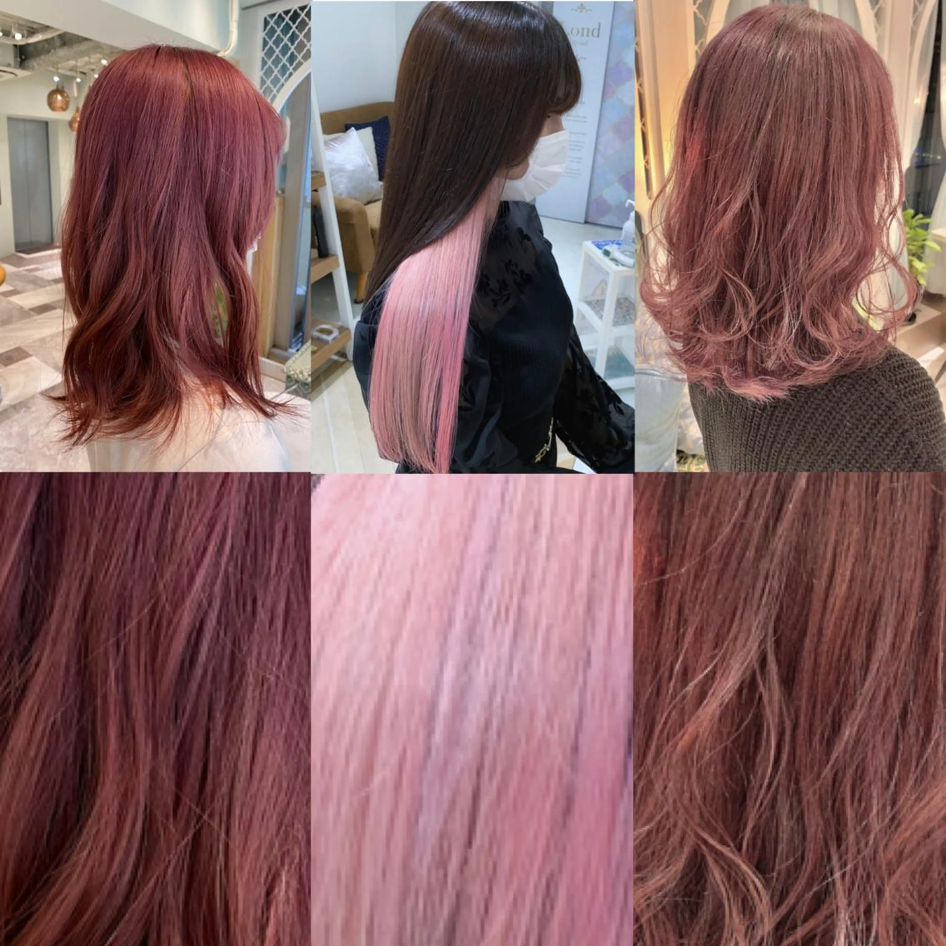 カラー ブリーチ ケアブリーチ ダブルカラー イヤリングカラー ハイライトカラー 渡辺 麻衣のヘアスタイル