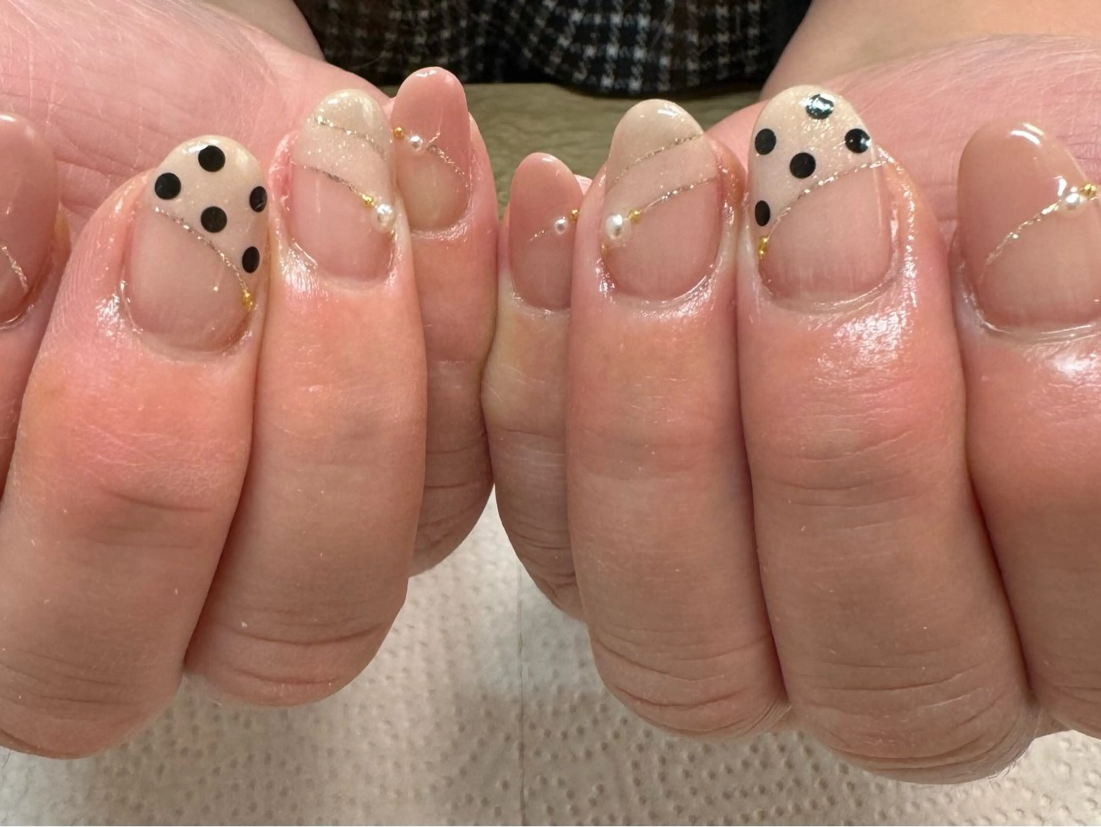 ネイル 入学式 フラッシュネイル フレンチネイル 卒業式 ミラーネイル MH_ Nailのネイルデザイン