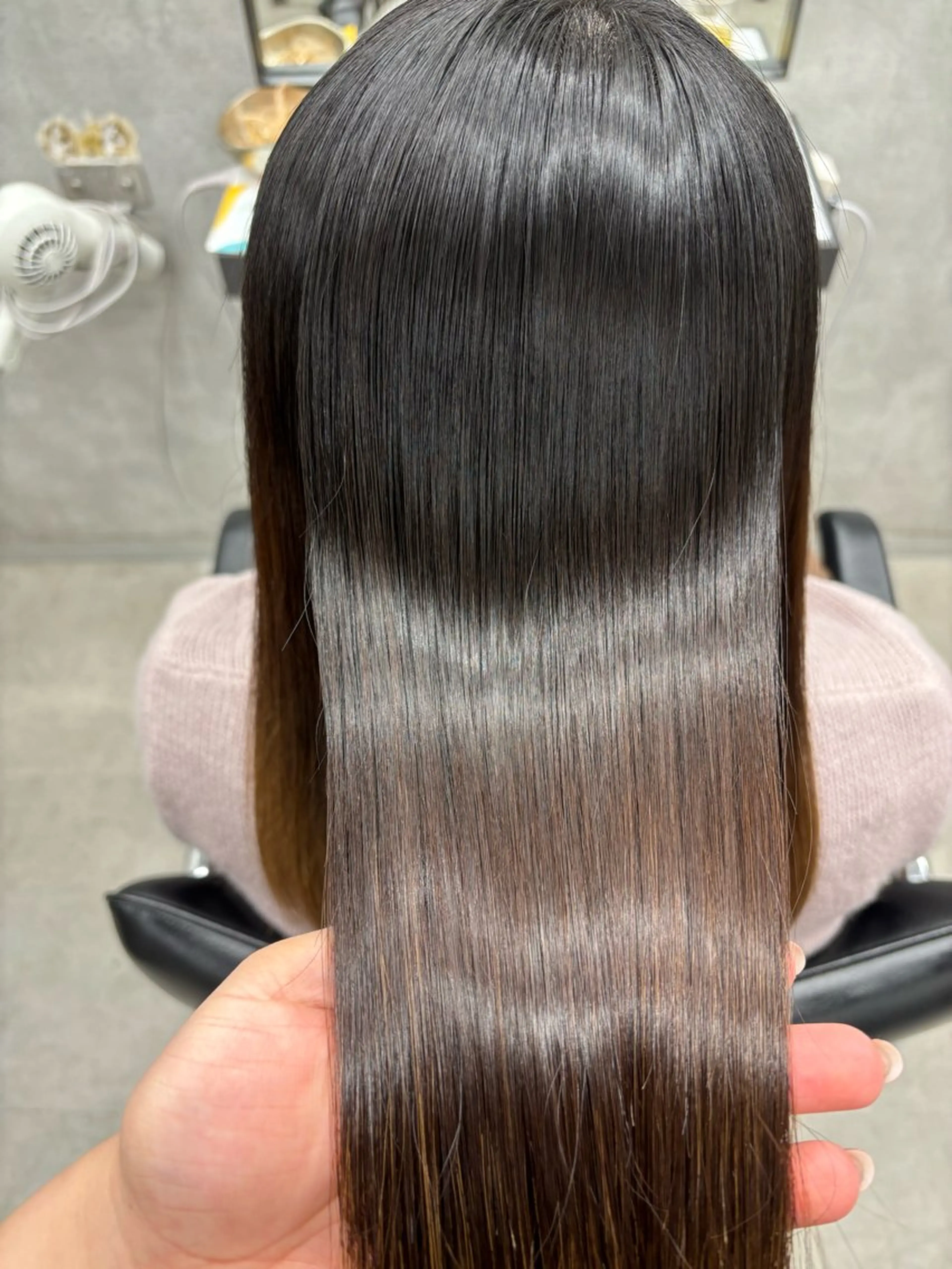 ロング 髪質改善 縮毛矯正 すぐ巻ける縮毛矯正 🍀勝倉　麗のヘアスタイル