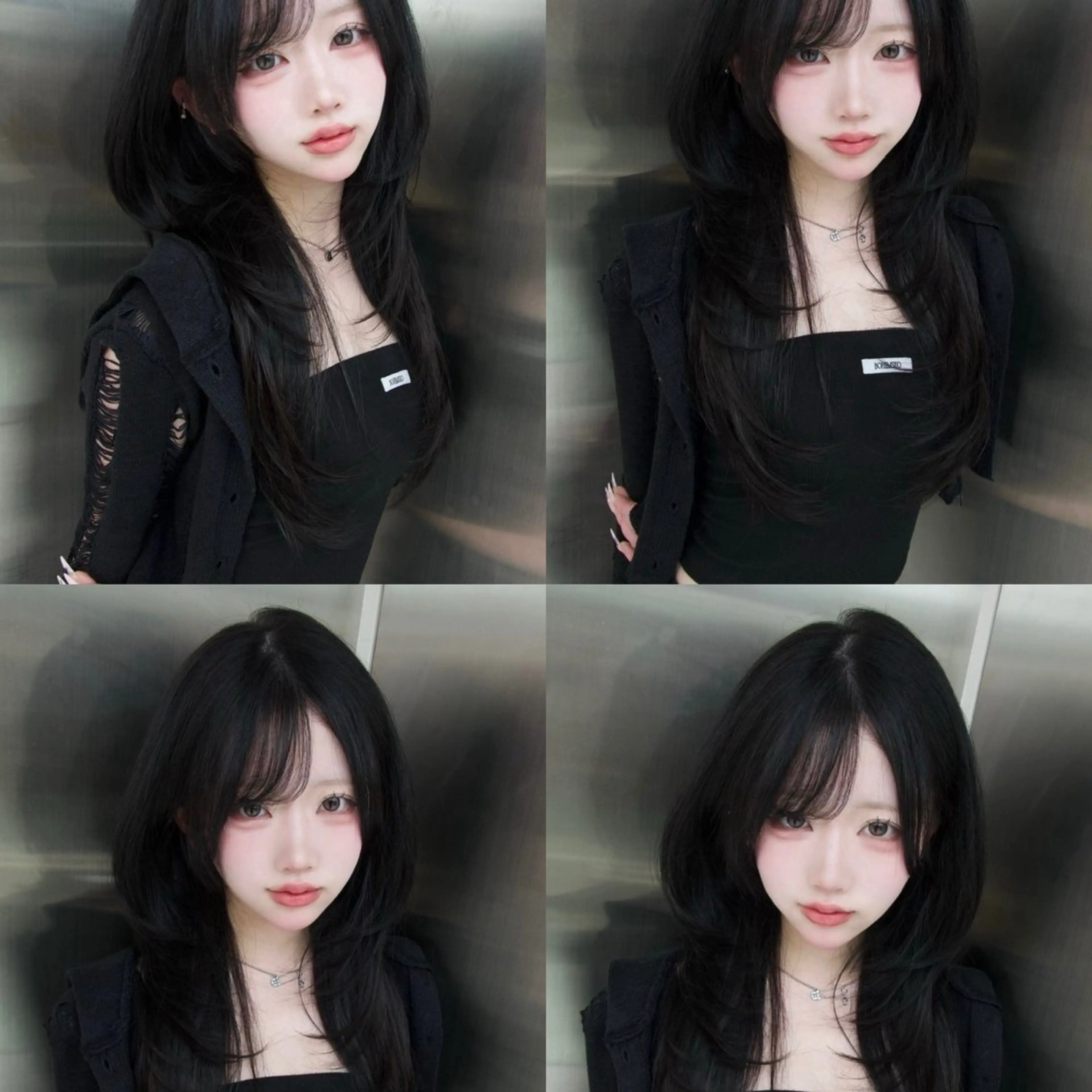 ロング くびれヘア 顔周りカット ハイレイヤー 韓国風ヘア レイヤーカット カット トリートメント Nao/ 大宮/レイヤーカットのヘアスタイル