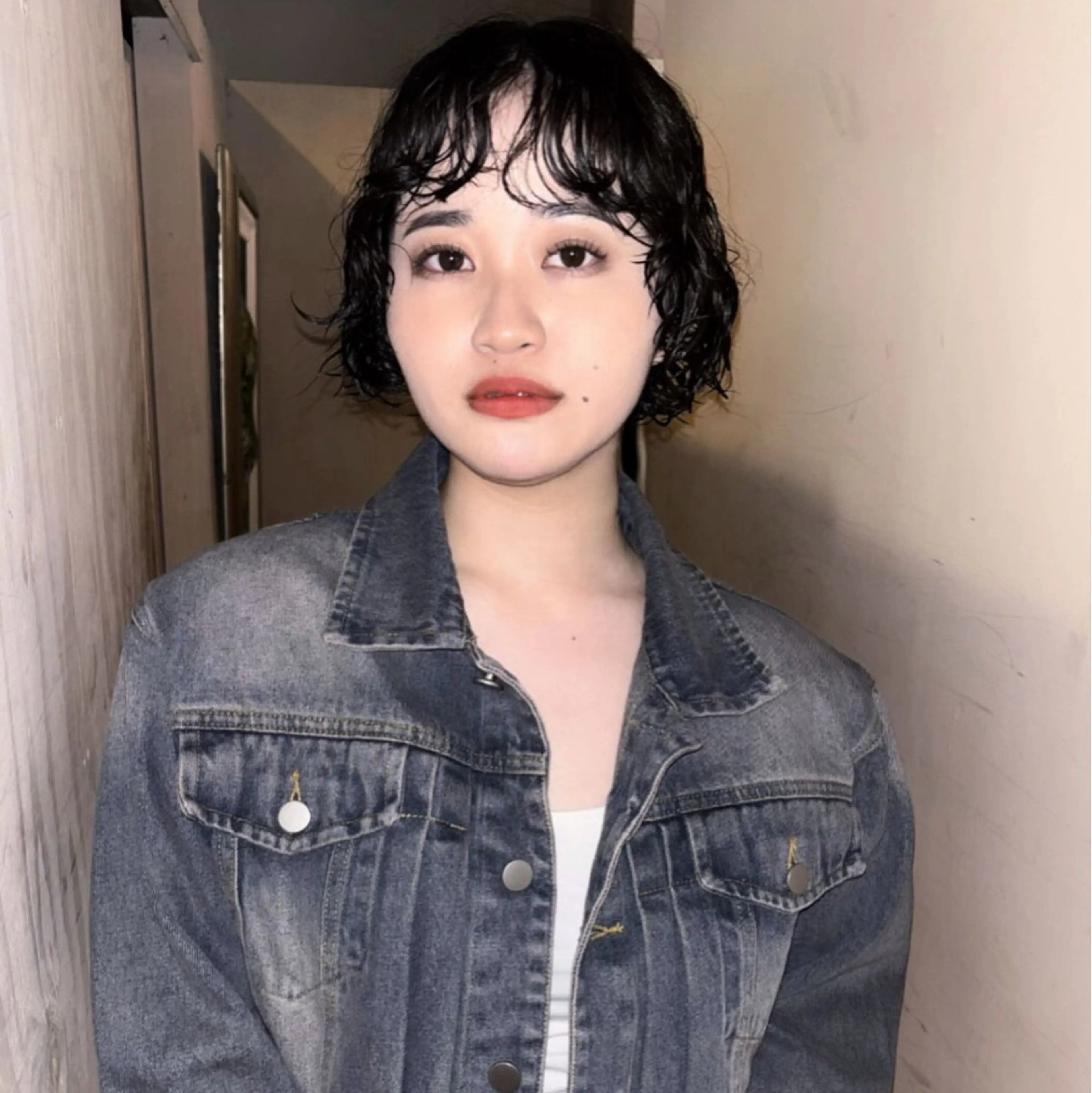 ショート パーマ hair salon 丹tan所属・Rena✴︎トレンド ×スタンダードMIXのヘアスタイル