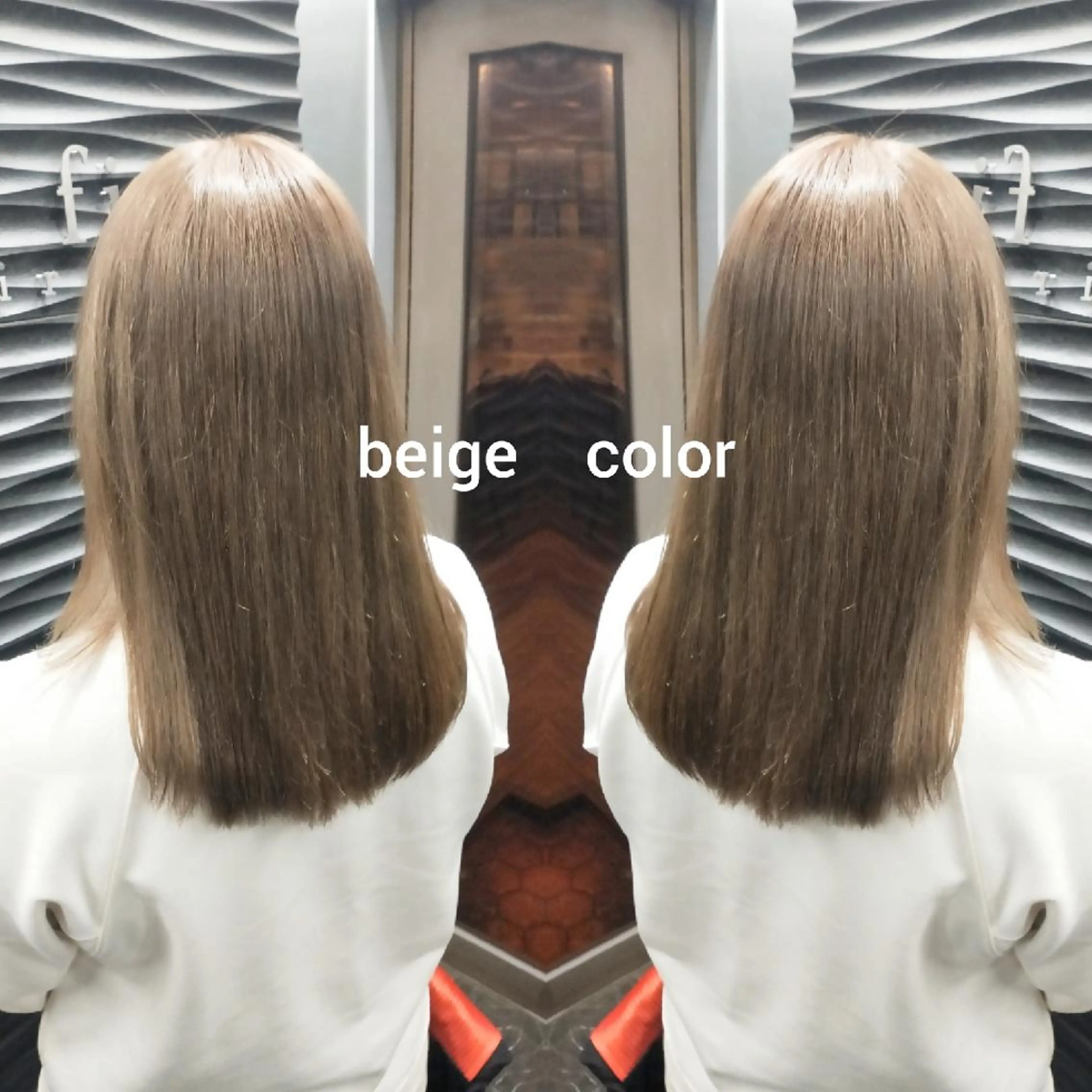 ミディアム カラー カラーブリーチ特化 石原勇希のヘアスタイル