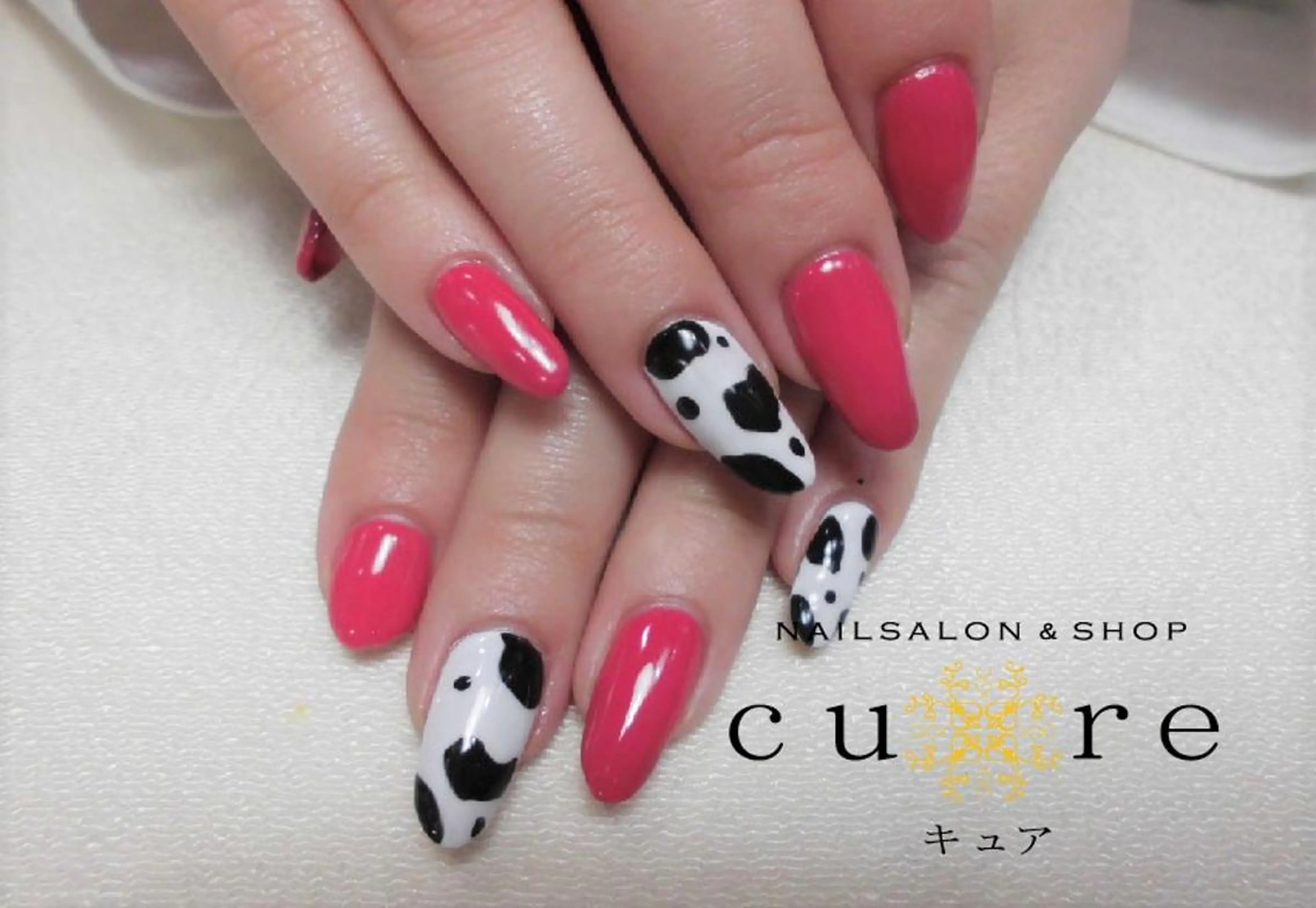 ロング ネイル ネイルサロン Cureのネイルデザイン