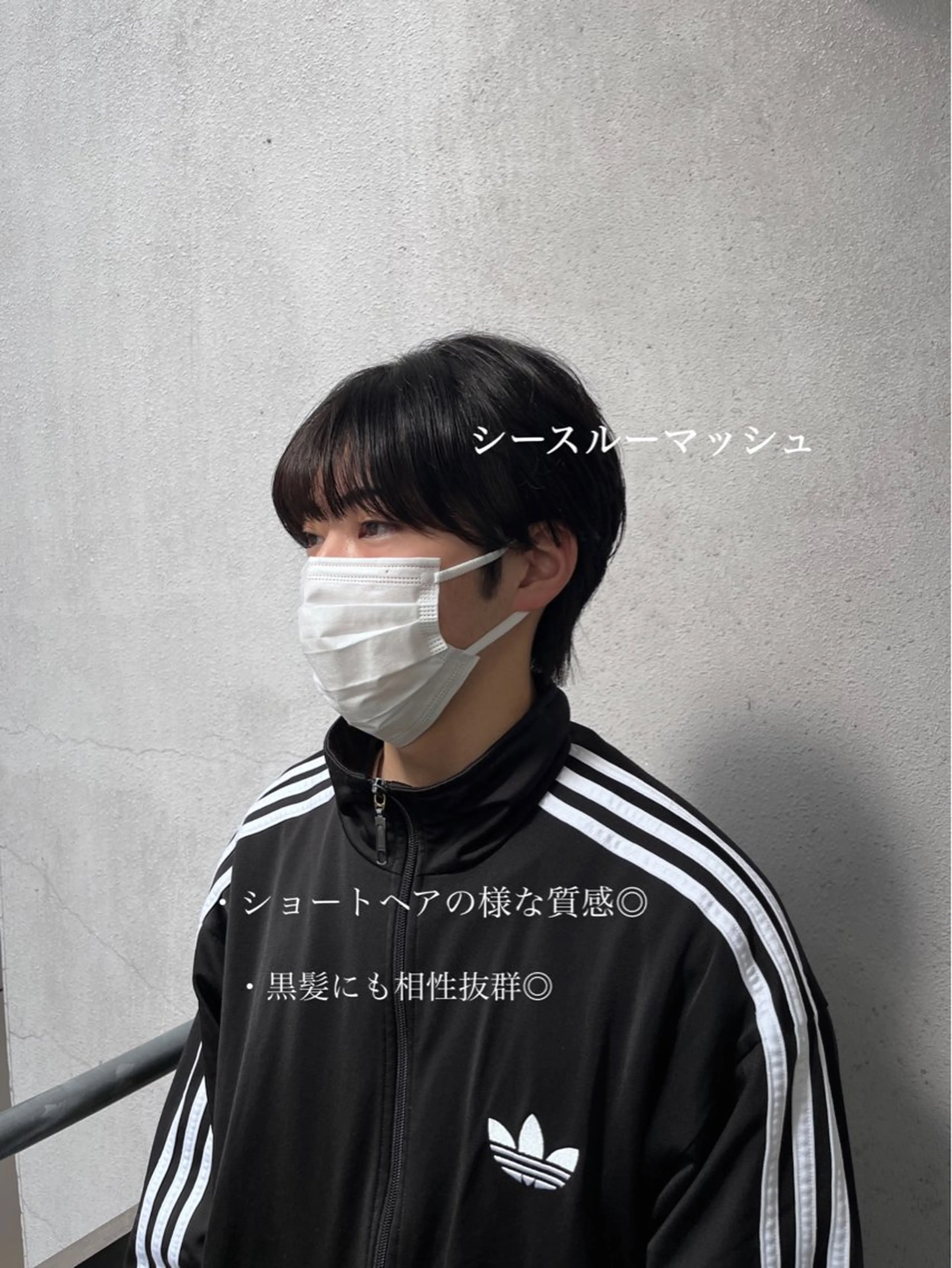 メンズ マッシュ メンズパーマ 学生（メンズ向け） シースルーマッシュ 💠つたふうか/ 韓国/メンズヘア💠のヘアスタイル