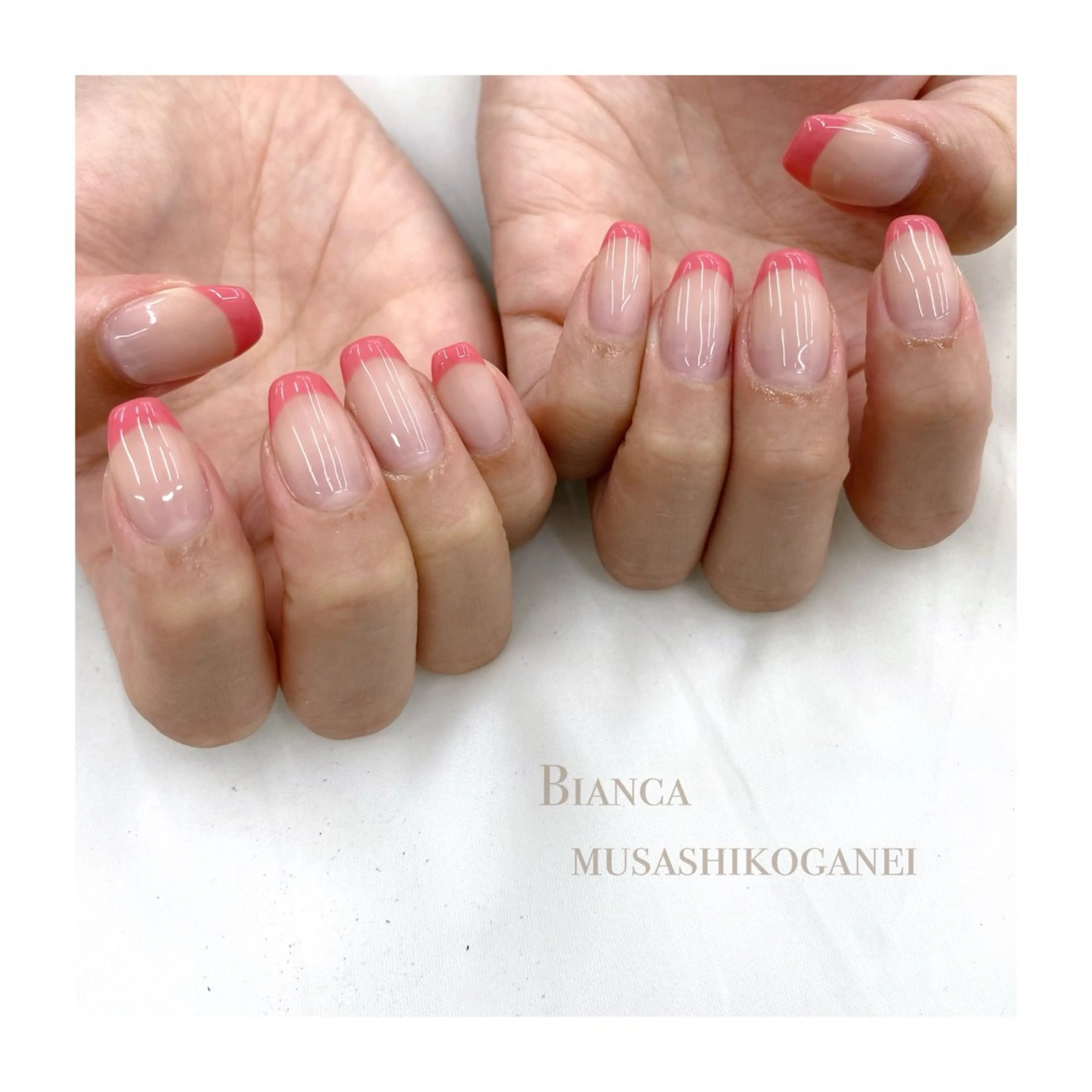 ネイル ハンドネイル Bianca 武蔵小金井　しぎはらのネイルデザイン