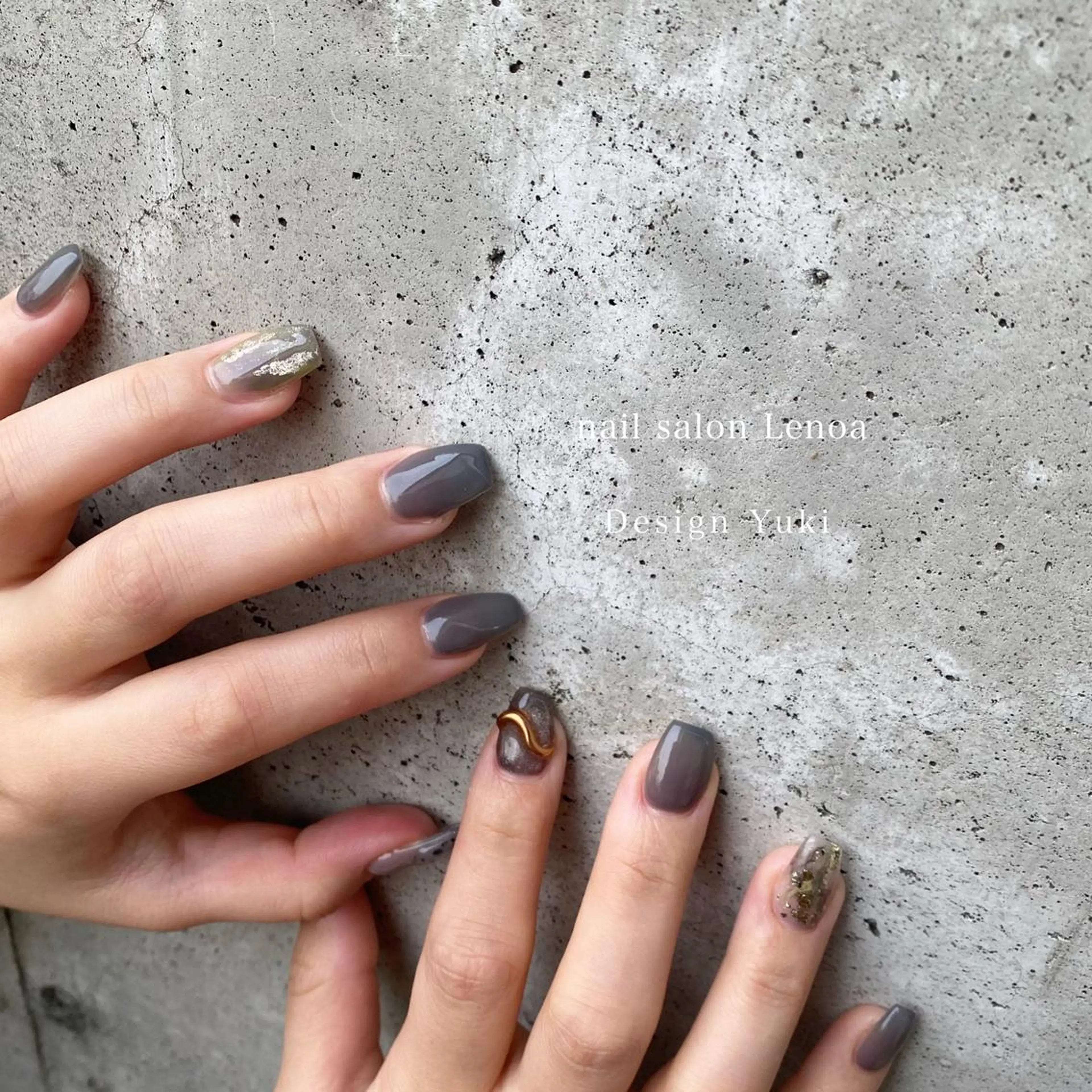 ネイル ハンドネイル Lenoa Yukiのネイルデザイン