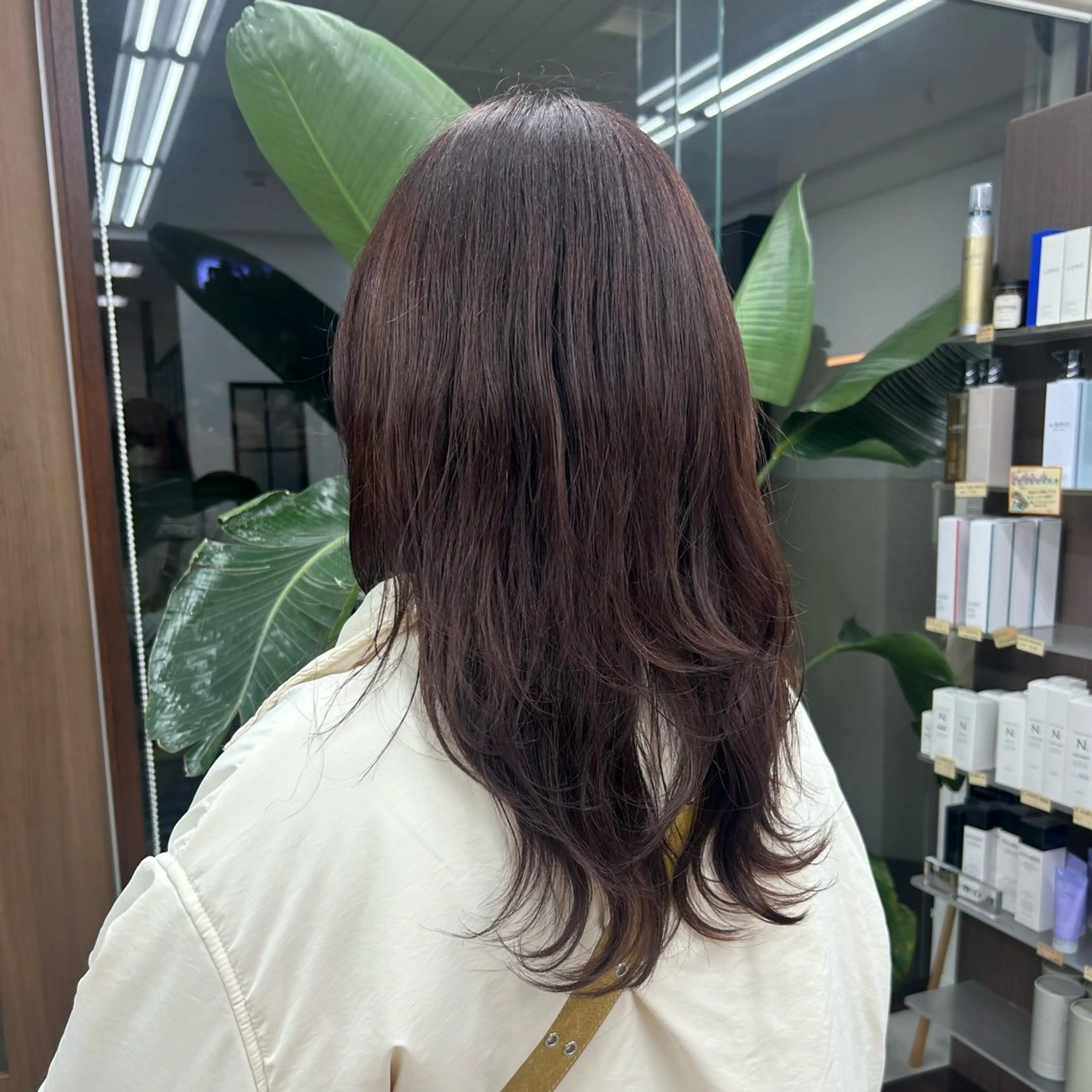 ロング ヘアカラー トリートメント ダブルカラー/韓国 ヘア/さわのあかねのヘアスタイル