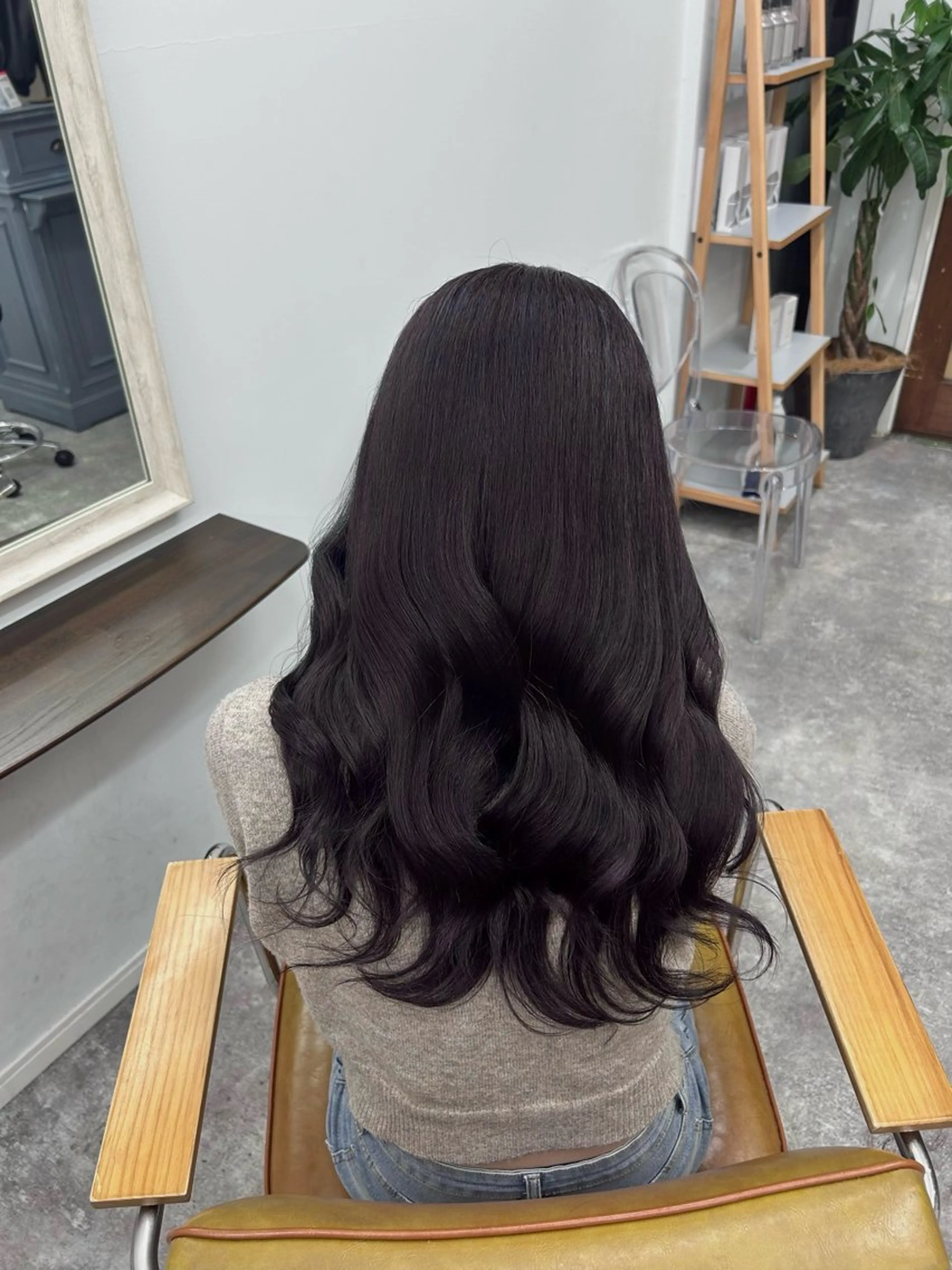 ロング カラー ヘアカラー 木藤 優杏のヘアスタイル