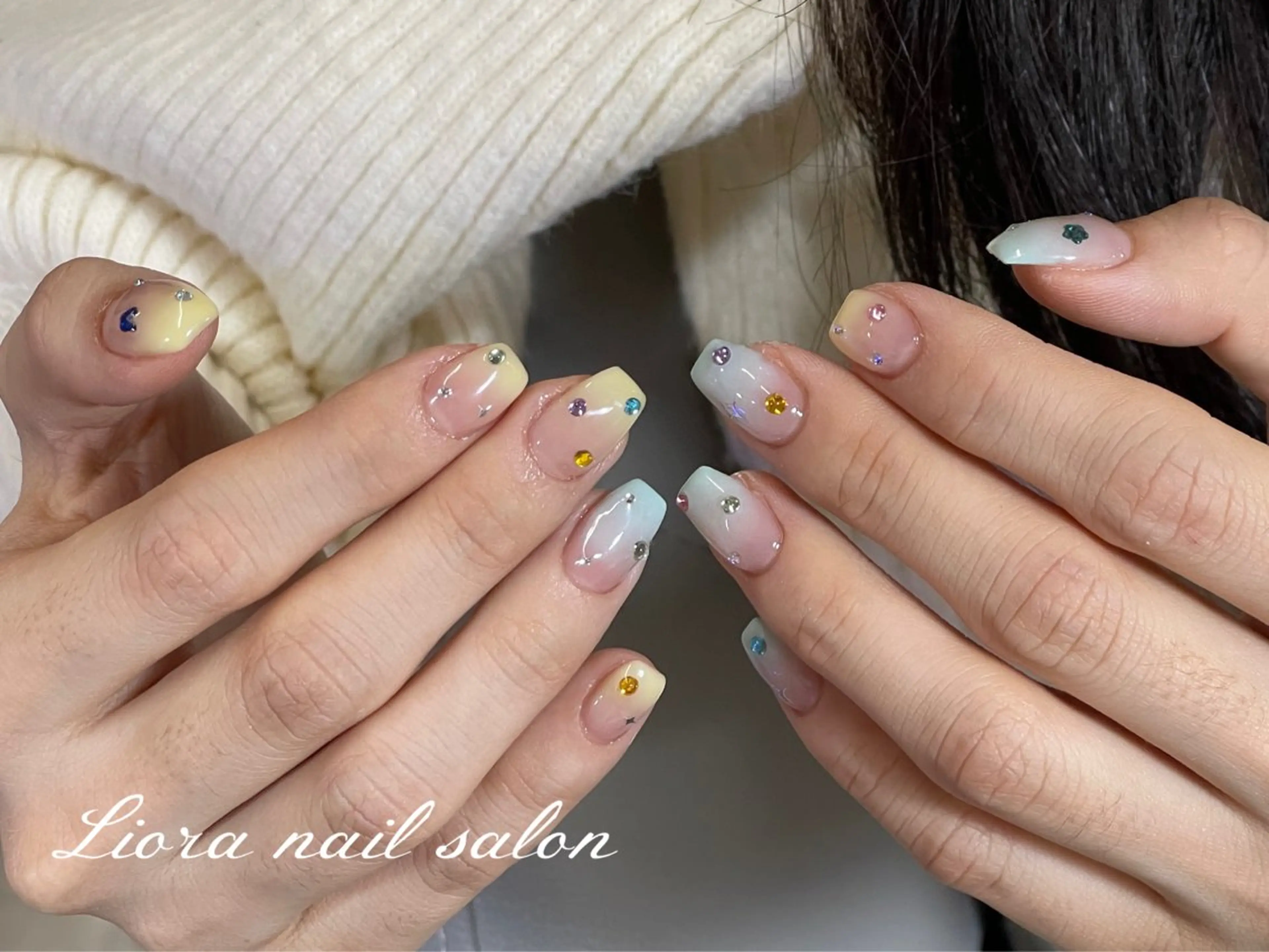 ネイル チークネイル フットネイル フレンチネイル ジェルネイル ガーリー ハンドネイル Liora nail スカルプ専門店のネイルデザイン