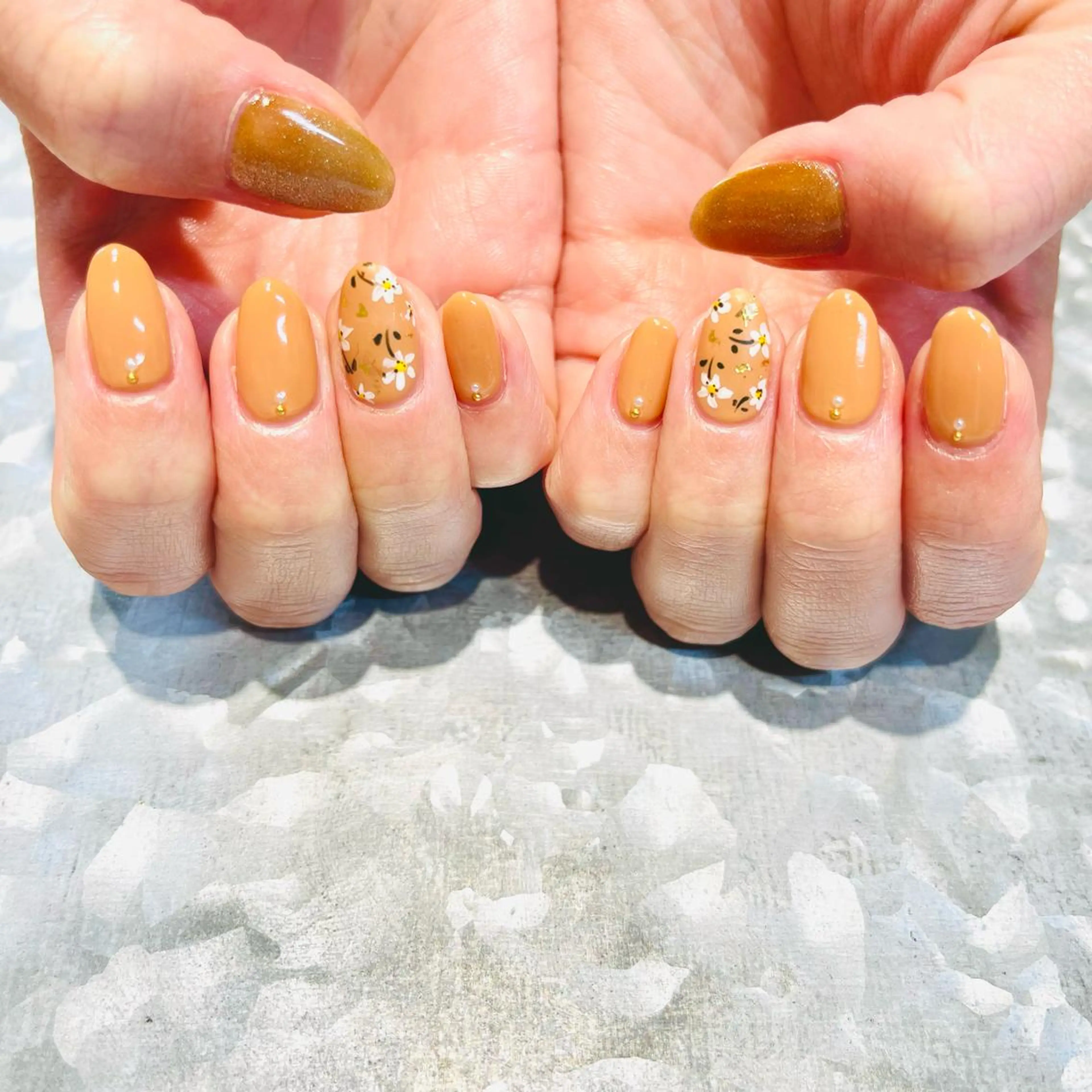 ネイル フラワーネイル TRAM-nail moriizumiのネイルデザイン