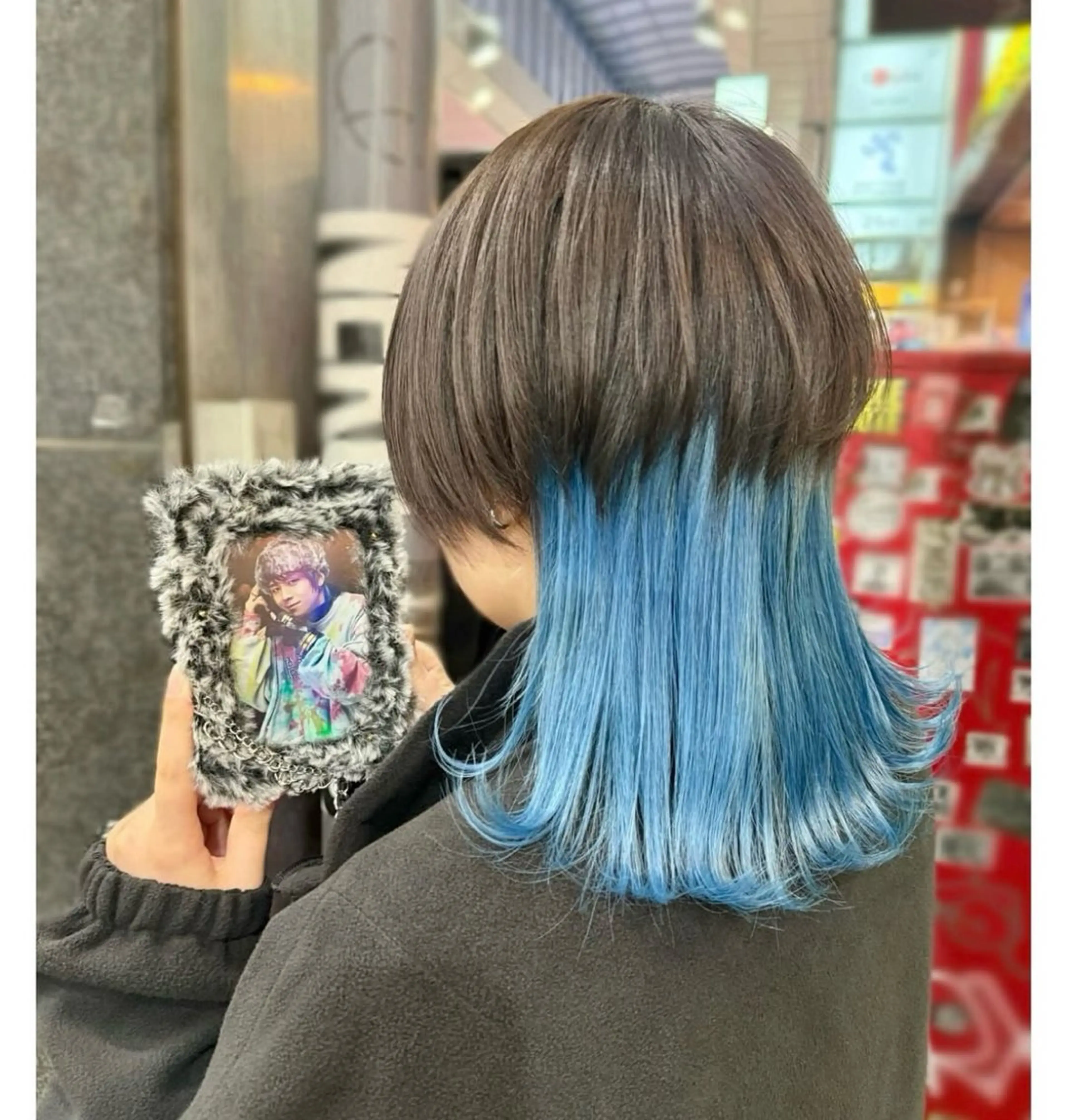 ミディアム カラー ヘアカラー GARU-ガル-所属・TSUNO🦖 派手髪/オタク美容師のヘアスタイル