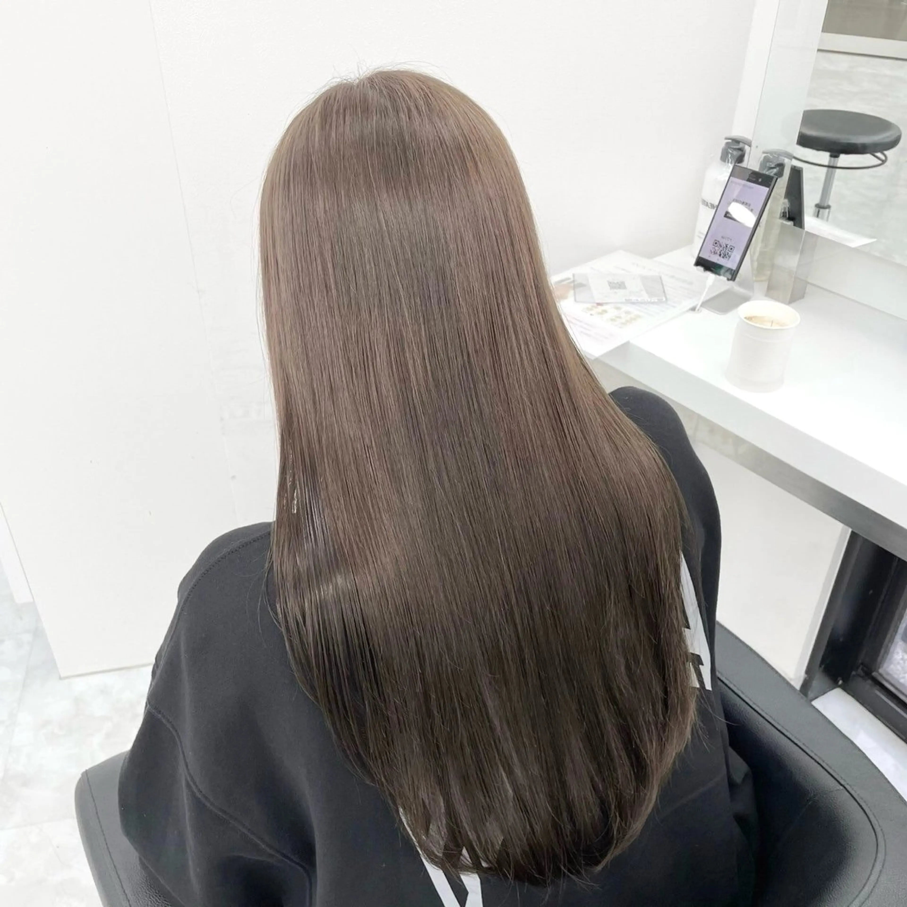 ロング カラー ロング NAMI🤎ブラウン &ミルクティー🤍のヘアスタイル