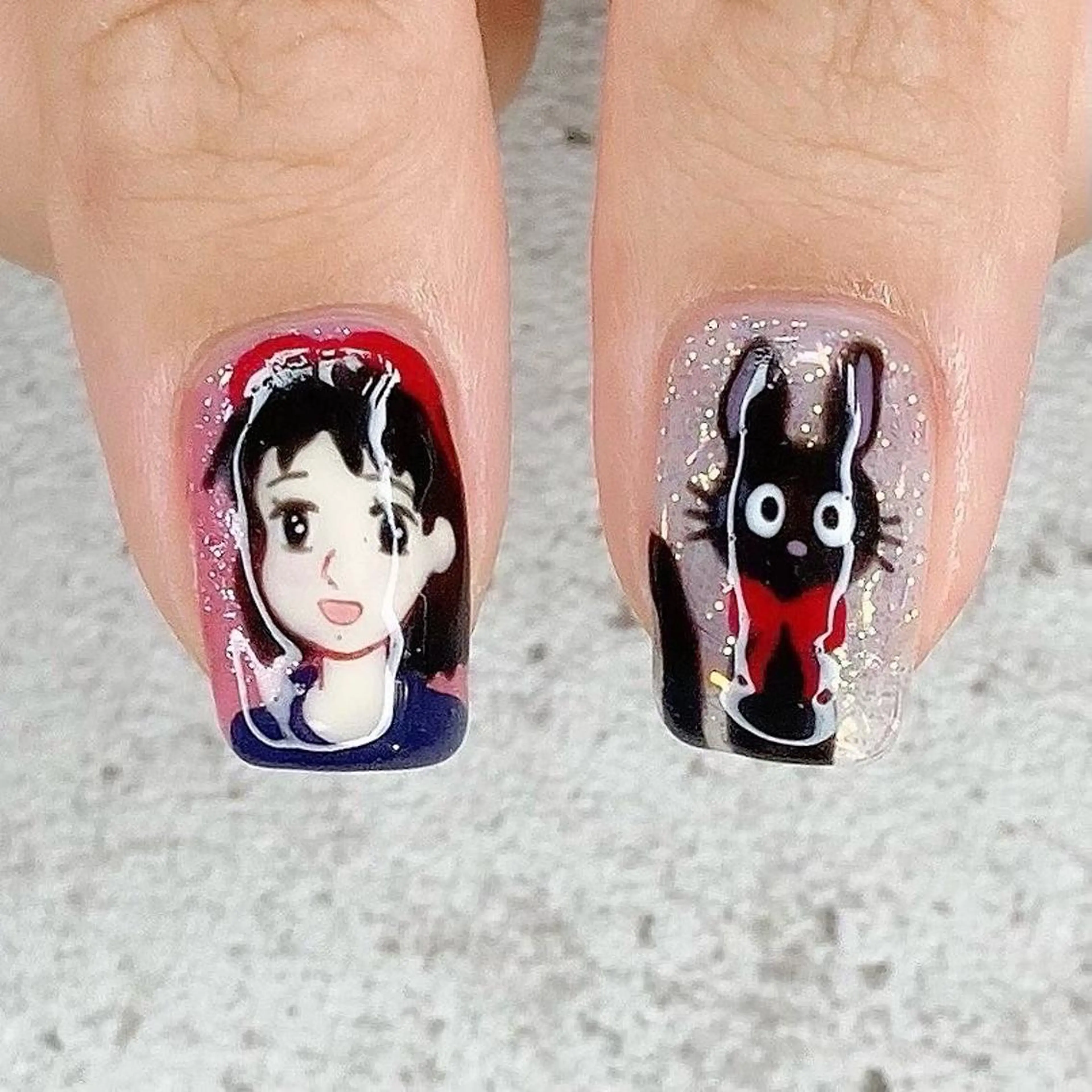 ミディアム カラー パーマ ヘアアレンジ メンズ キッズ ネイル マツエク・マツパ アイブロウ 眉カラー ジェルネイル ハート ワンカラーネイル パラジェル Salon Ｋのネイルデザイン