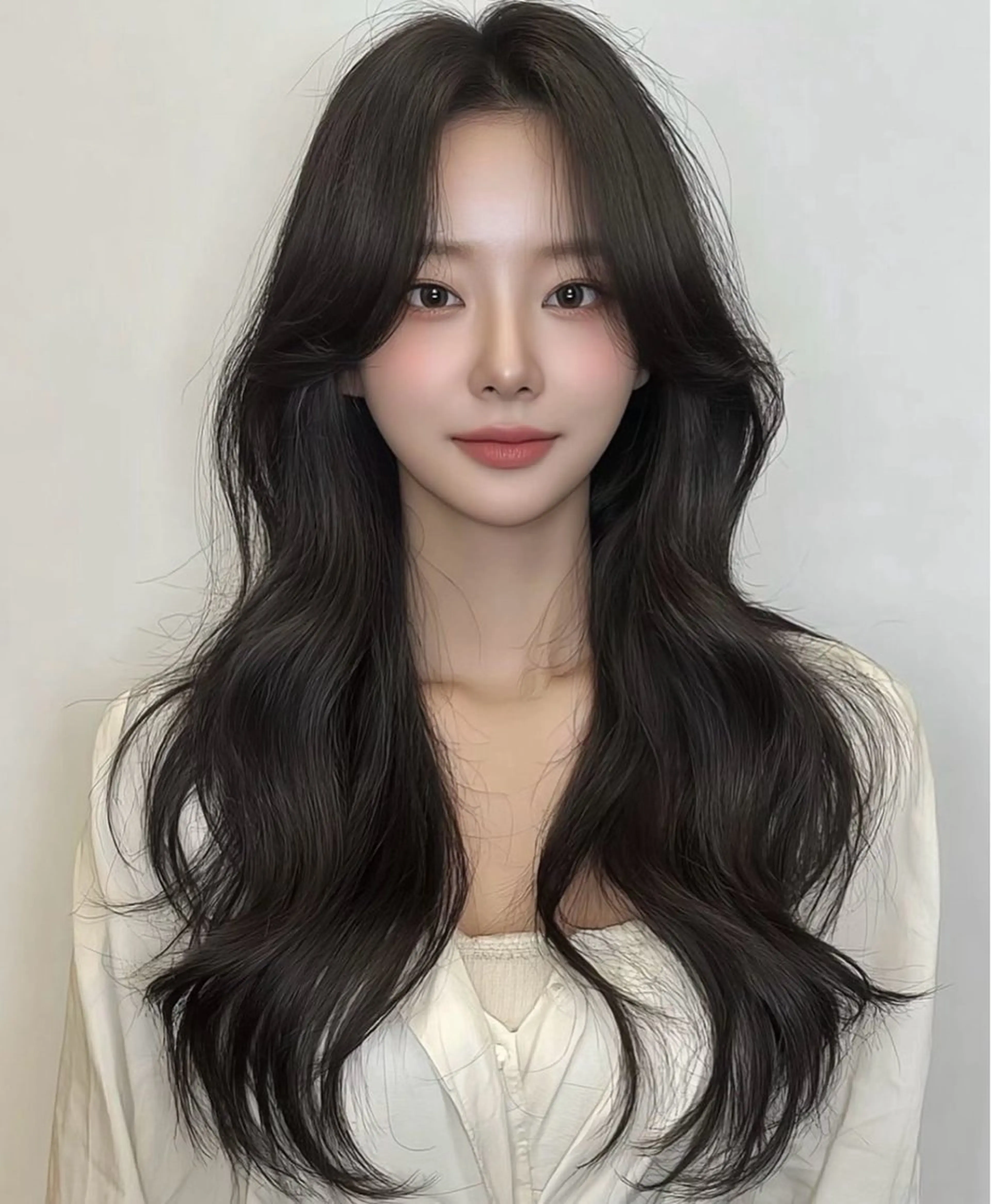 小顔補正カット＋水素カラー＋5ステップトリートメント＋ナノバブルマーブ付きの写真