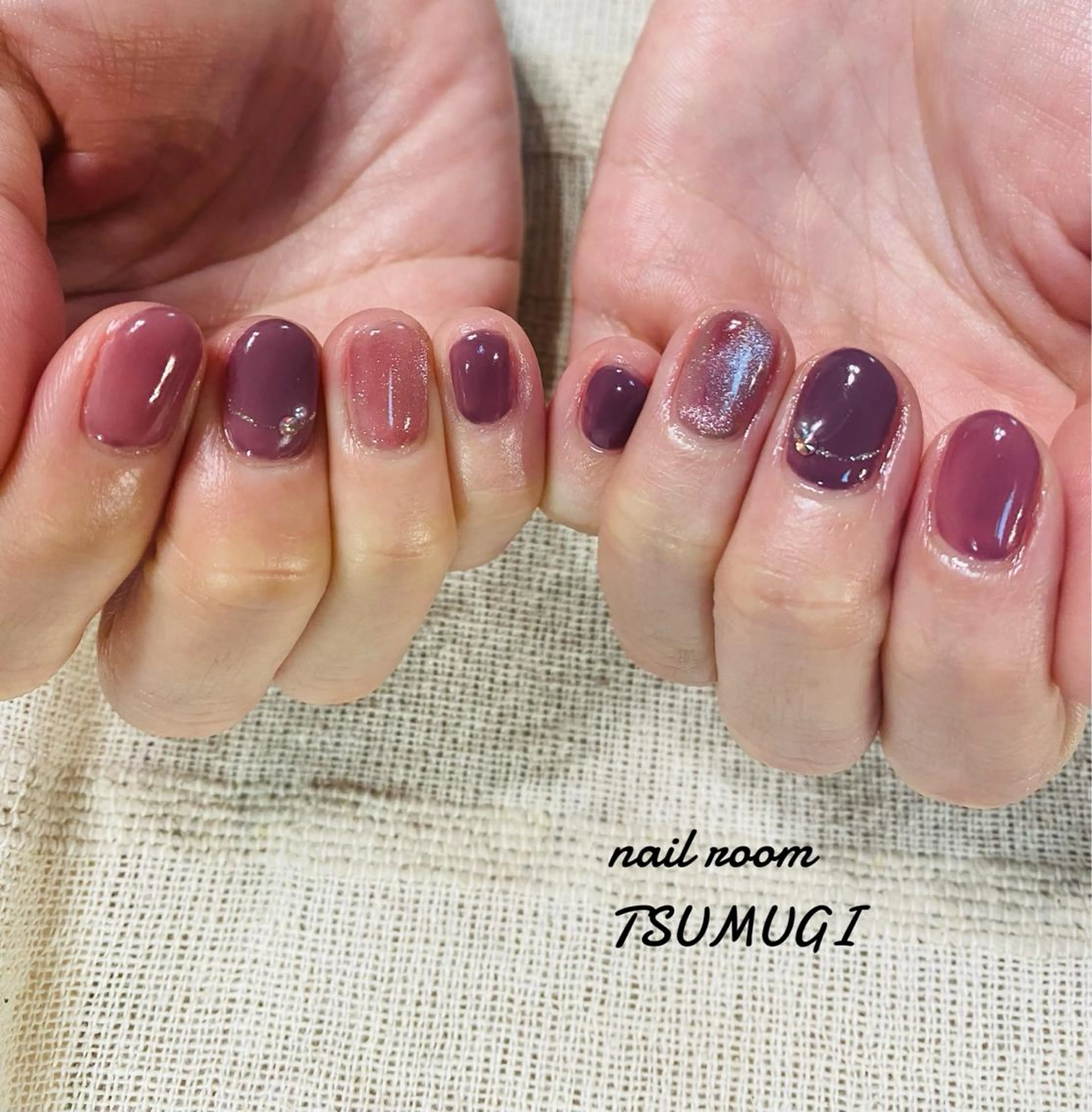 ネイル ハンドネイル nailroom TSUMUGIのネイルデザイン