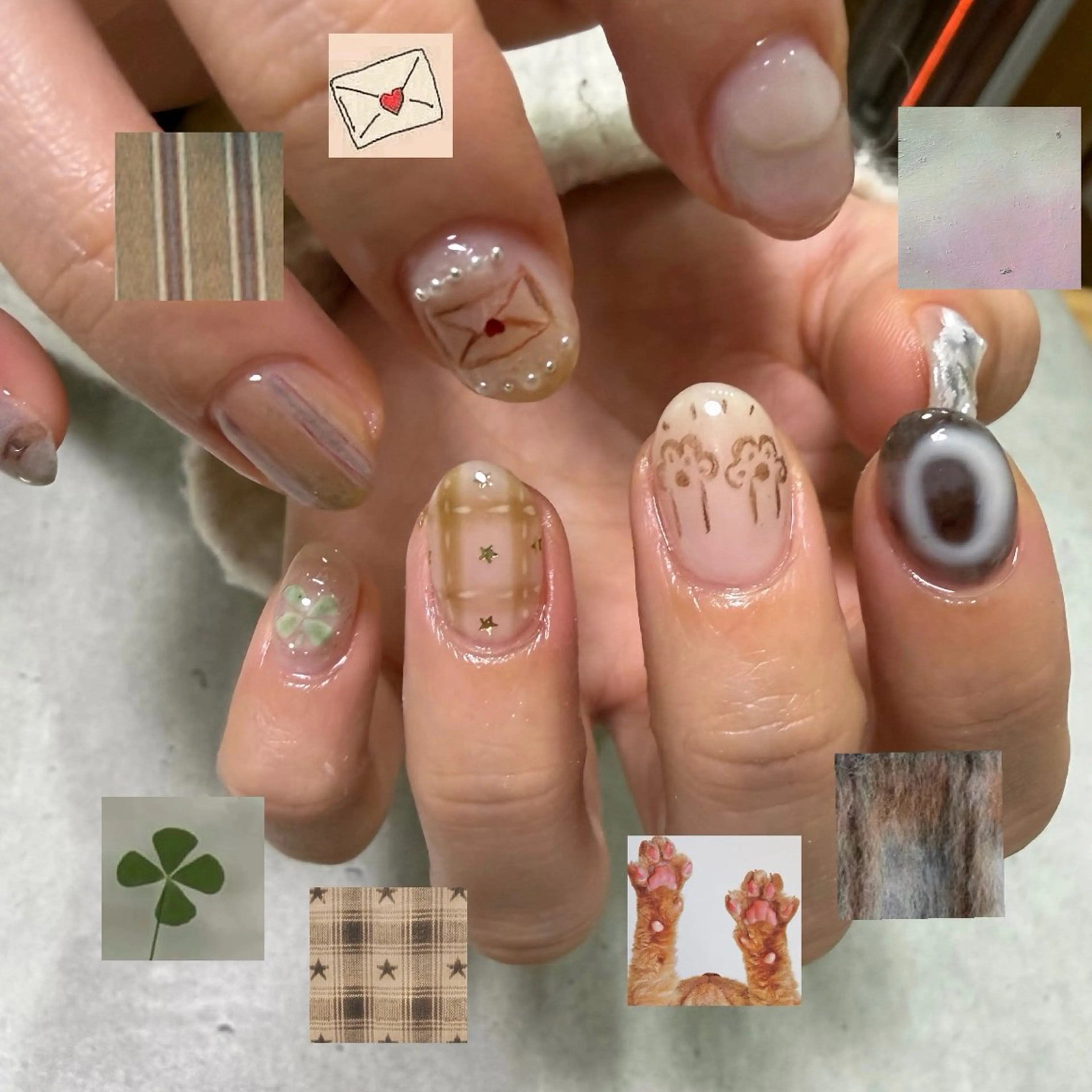 ネイル ハンドネイル RooM tani /個性派ニュアンスのネイルデザイン