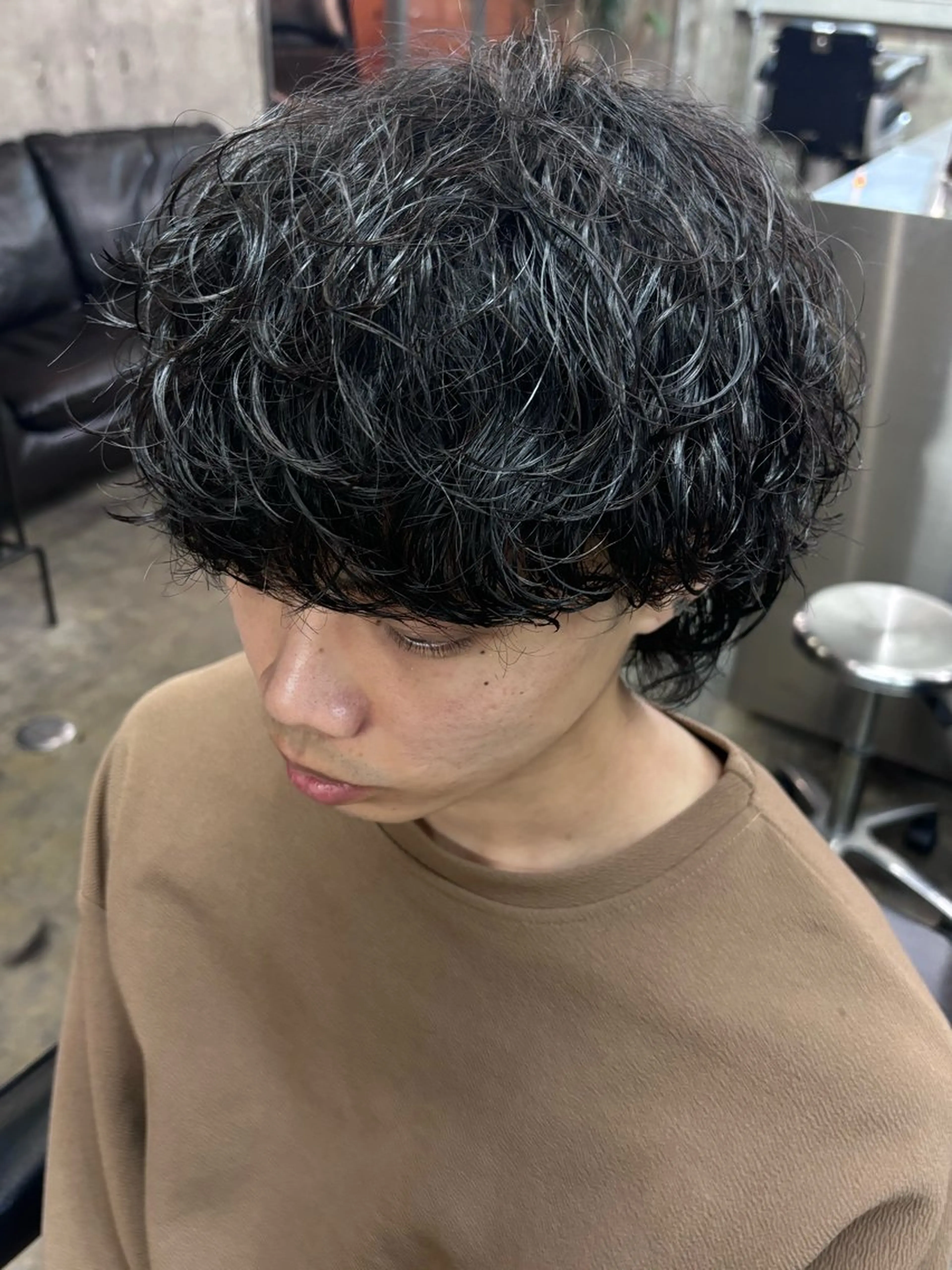 パーマ メンズ カット パーマ トリートメント 土岐 仁/メンズ専門 パーマ特化美容師🌀のヘアスタイル