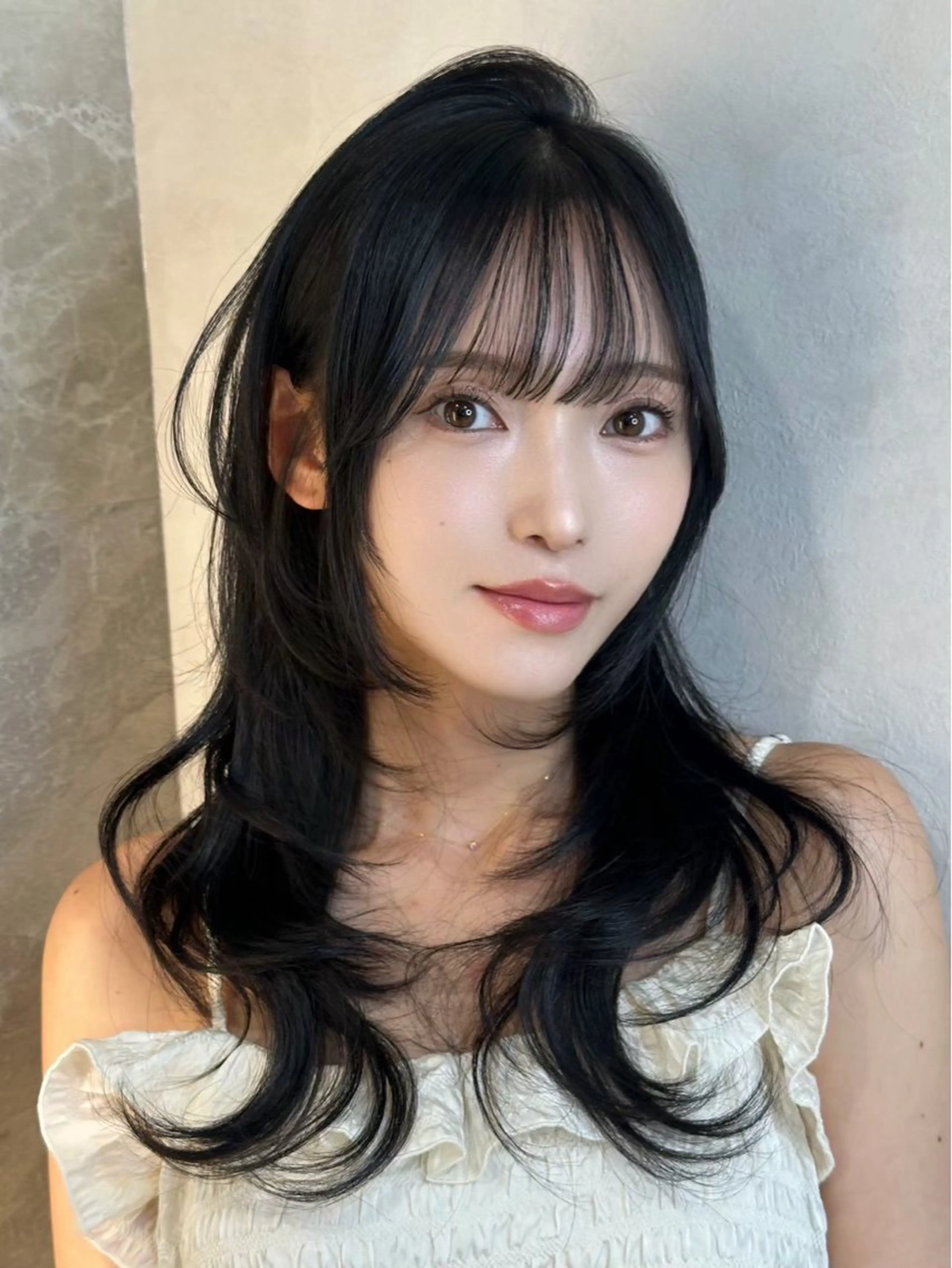 ロング カラー ヘアカラー 透明感カラー🎀立川 𝐘𝐮𝐫𝐚のヘアスタイル