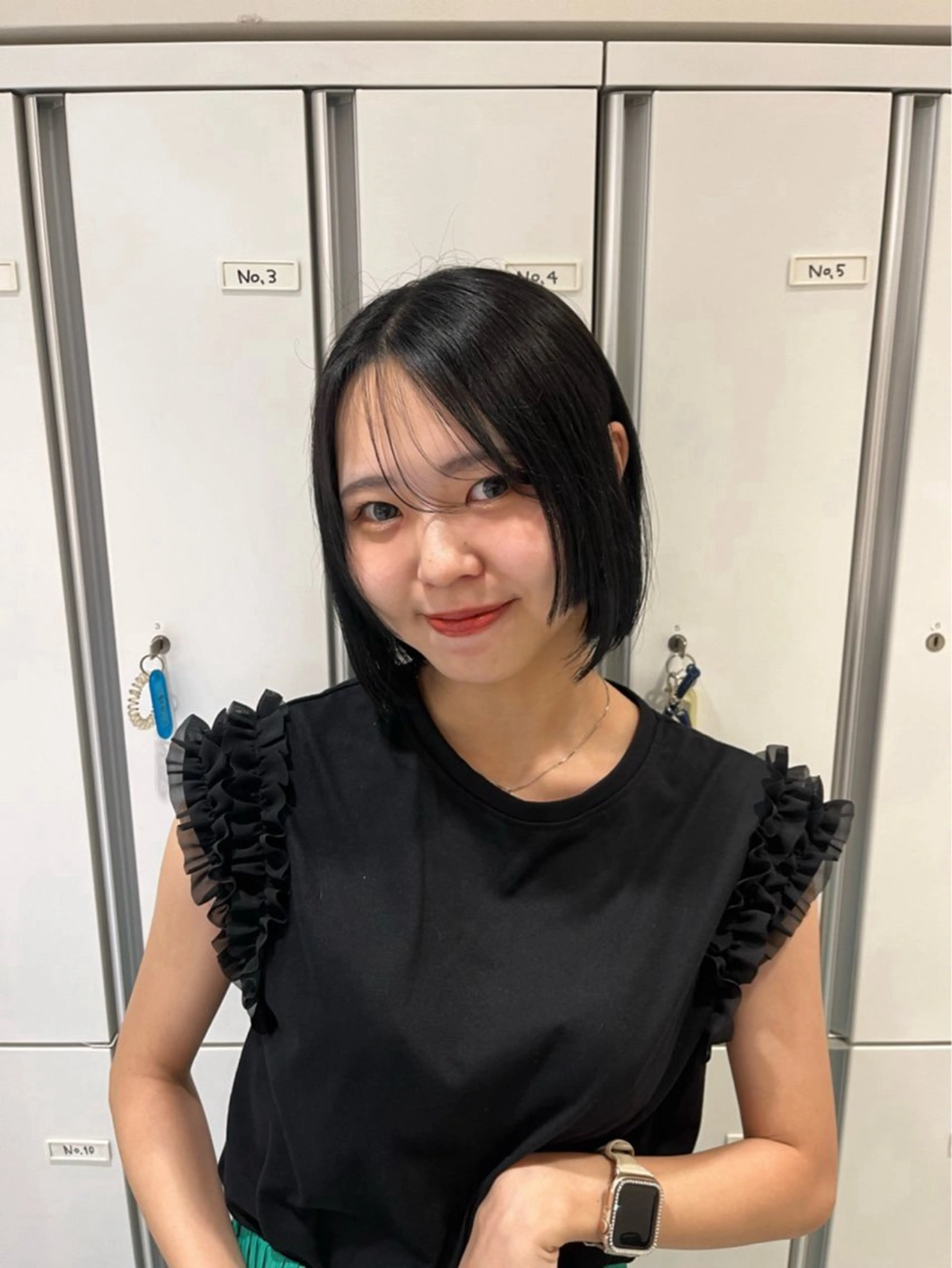 ショート カット 透明感ベージュ× レイヤーSayu🎀のヘアスタイル