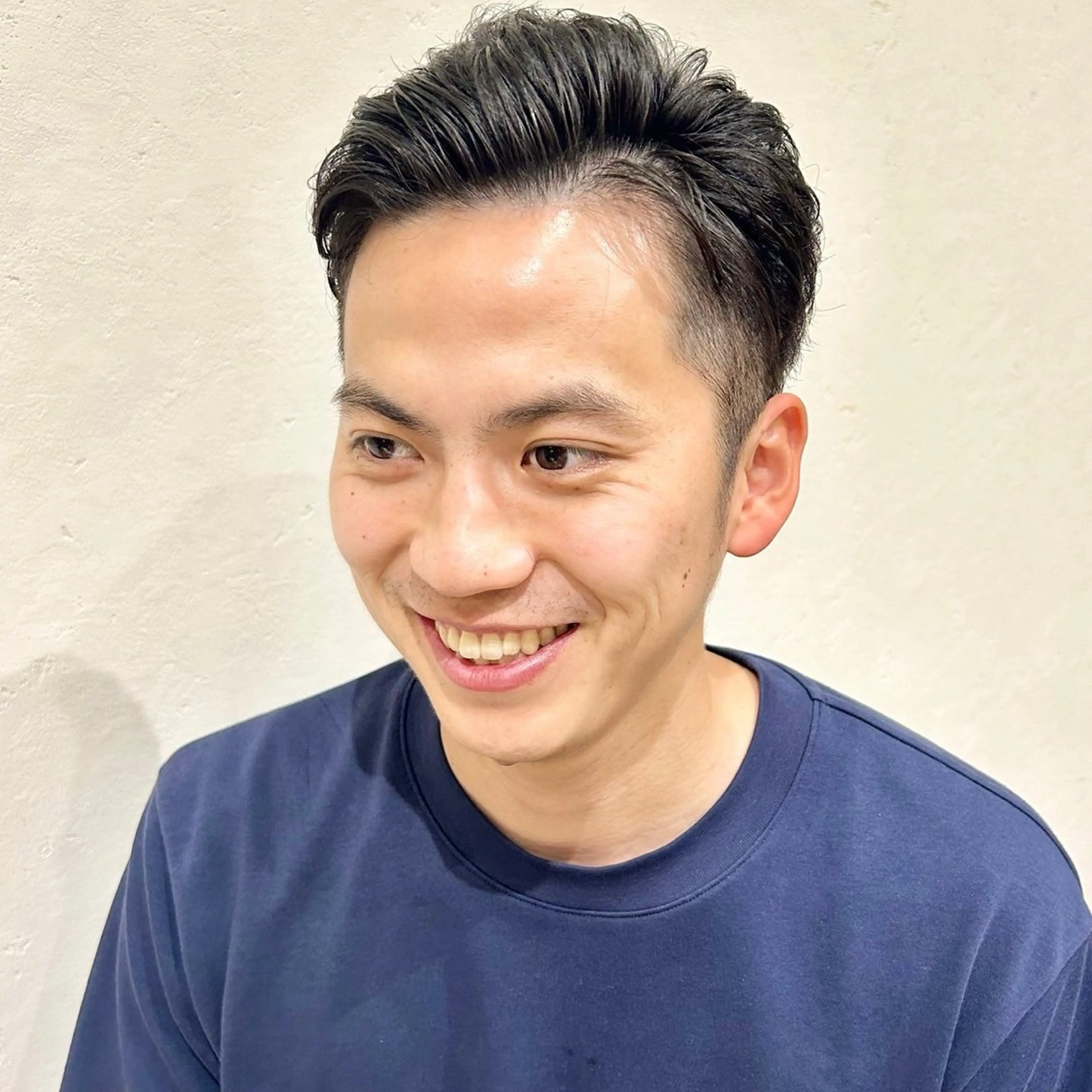 メンズ センターパート マッシュ メンズパーマ スパイキーショート ツーブロック カット 🍒中川葵久美🍒 レイヤー/メンズのヘアスタイル