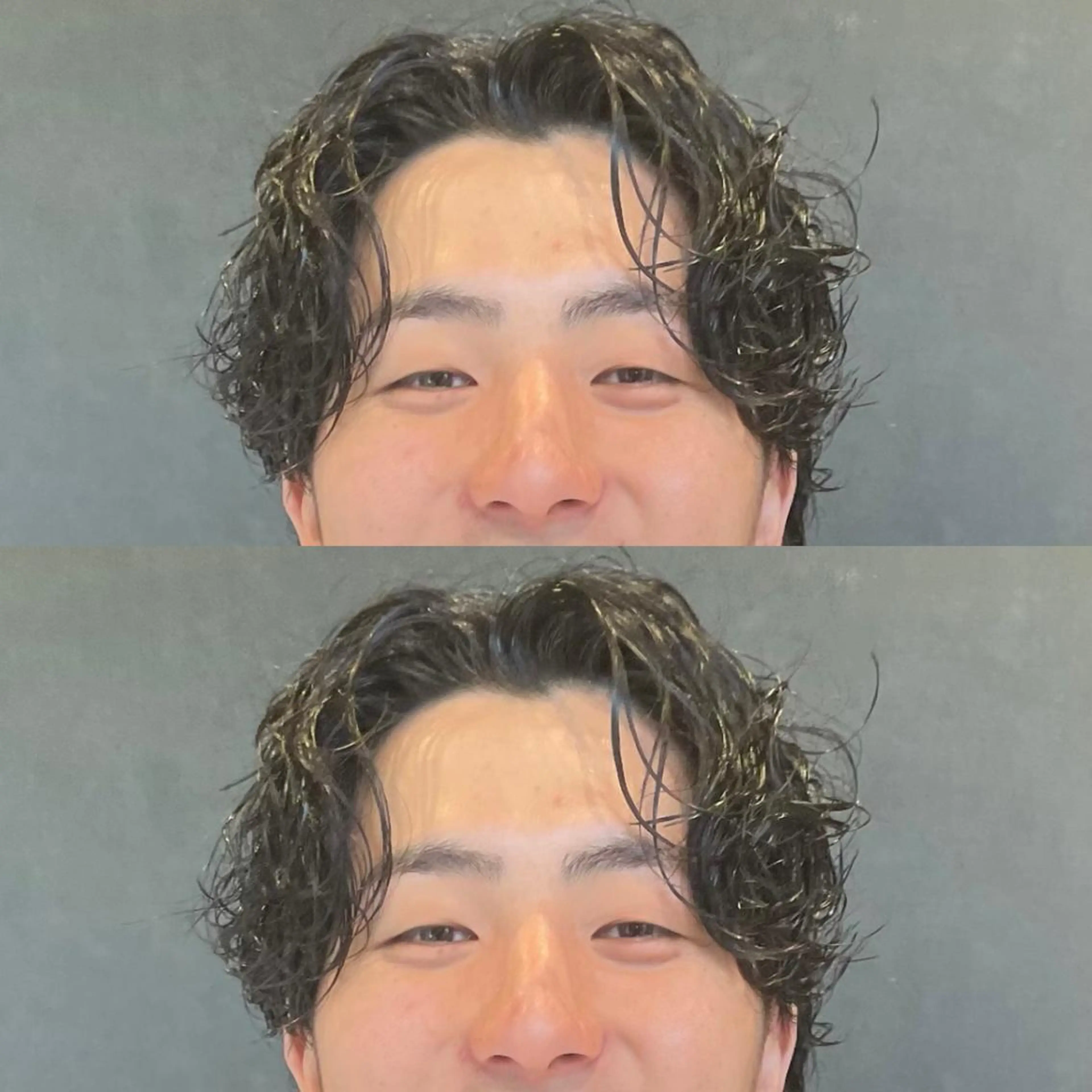 ミディアム パーマ メンズ ミディアムパーマ メンズパーマ ニュアンスパーマ メンズヘア特化 崎田 成人のヘアスタイル