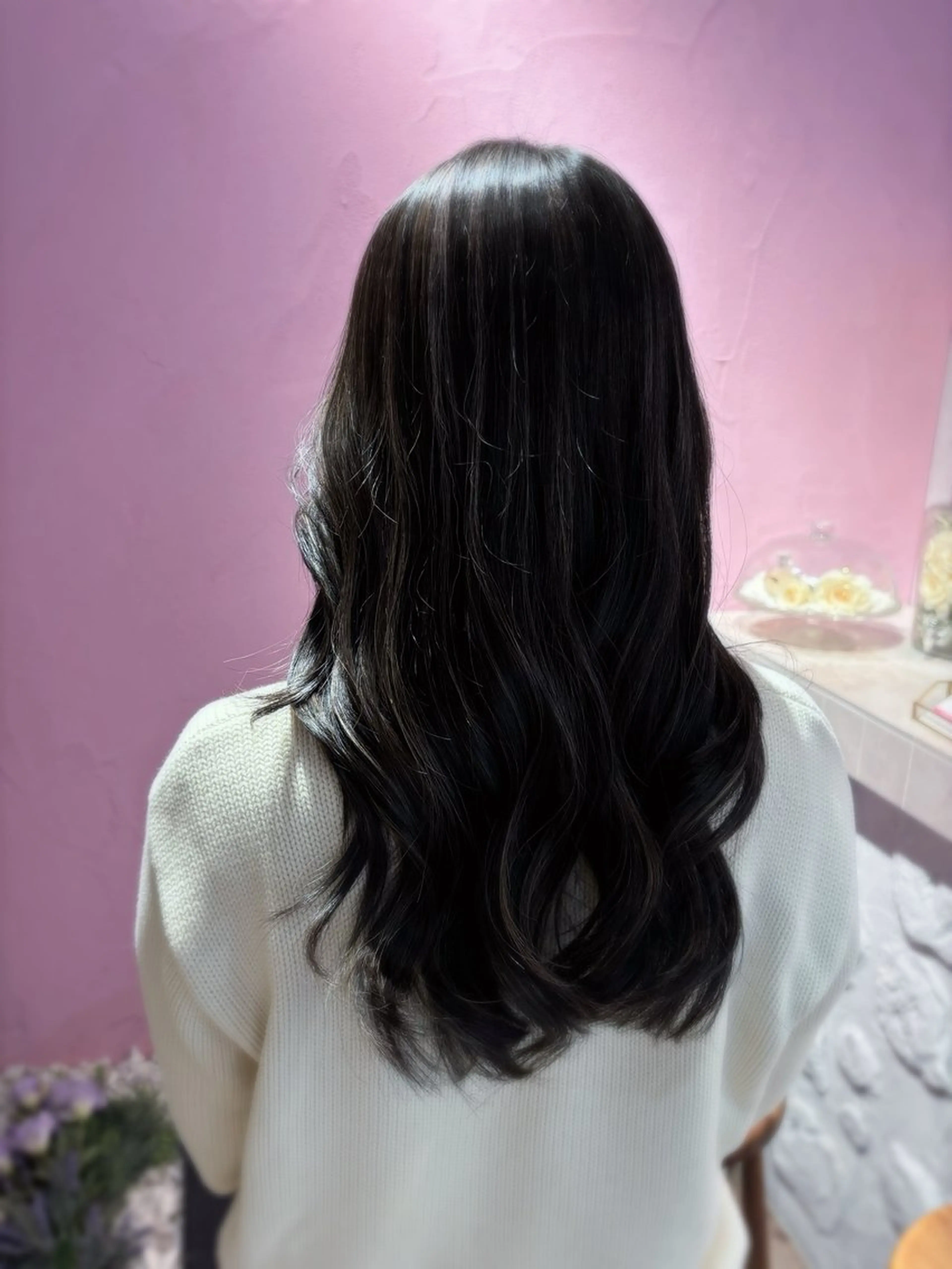 ロング カラー デザインカラー ハイライトカラー ハイライト カット モデル募集🎀あゆみのヘアスタイル