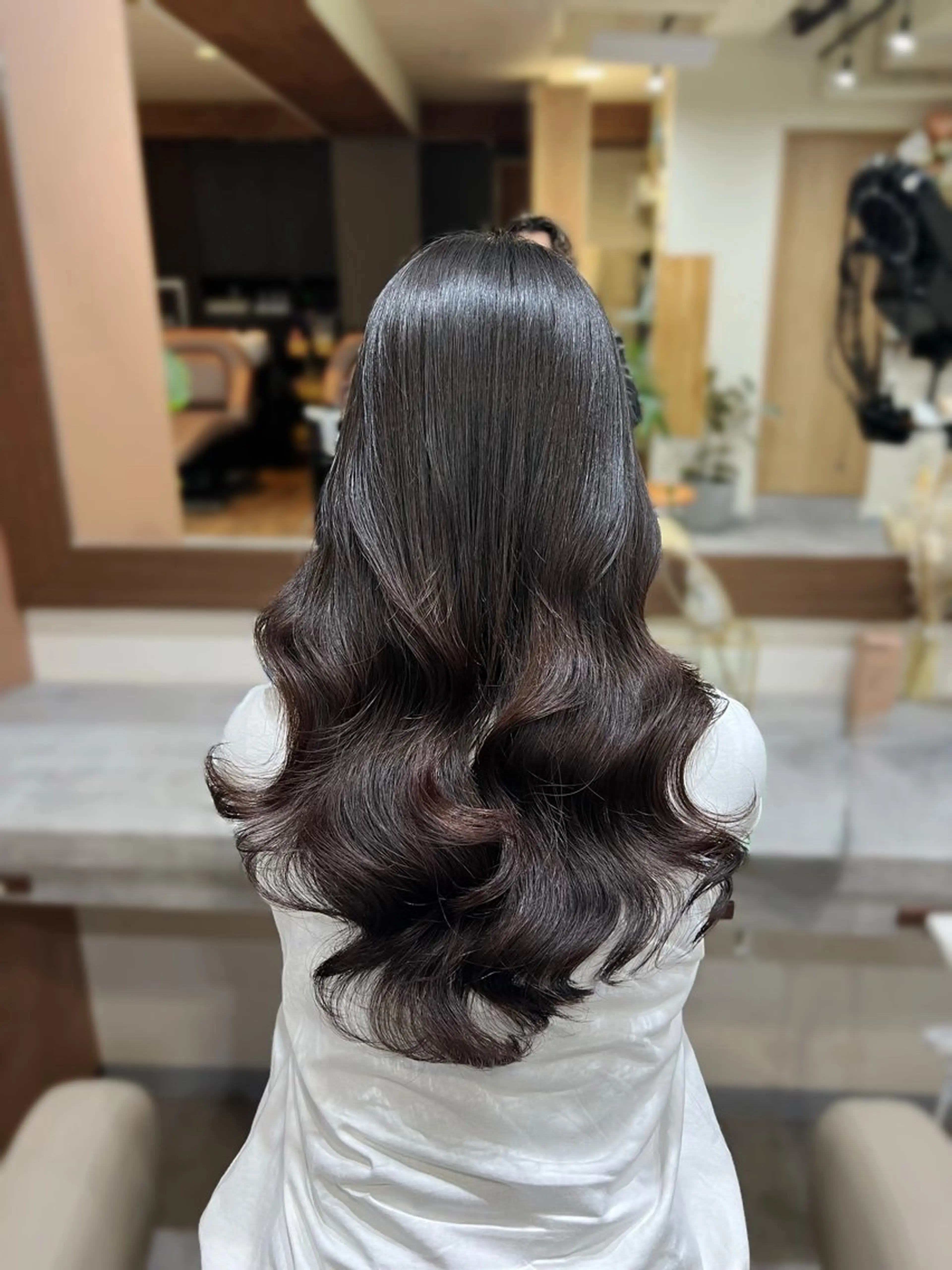 ロング 韓国風ヘア 韓国風パーマ/ 菅沼 成郷のヘアスタイル