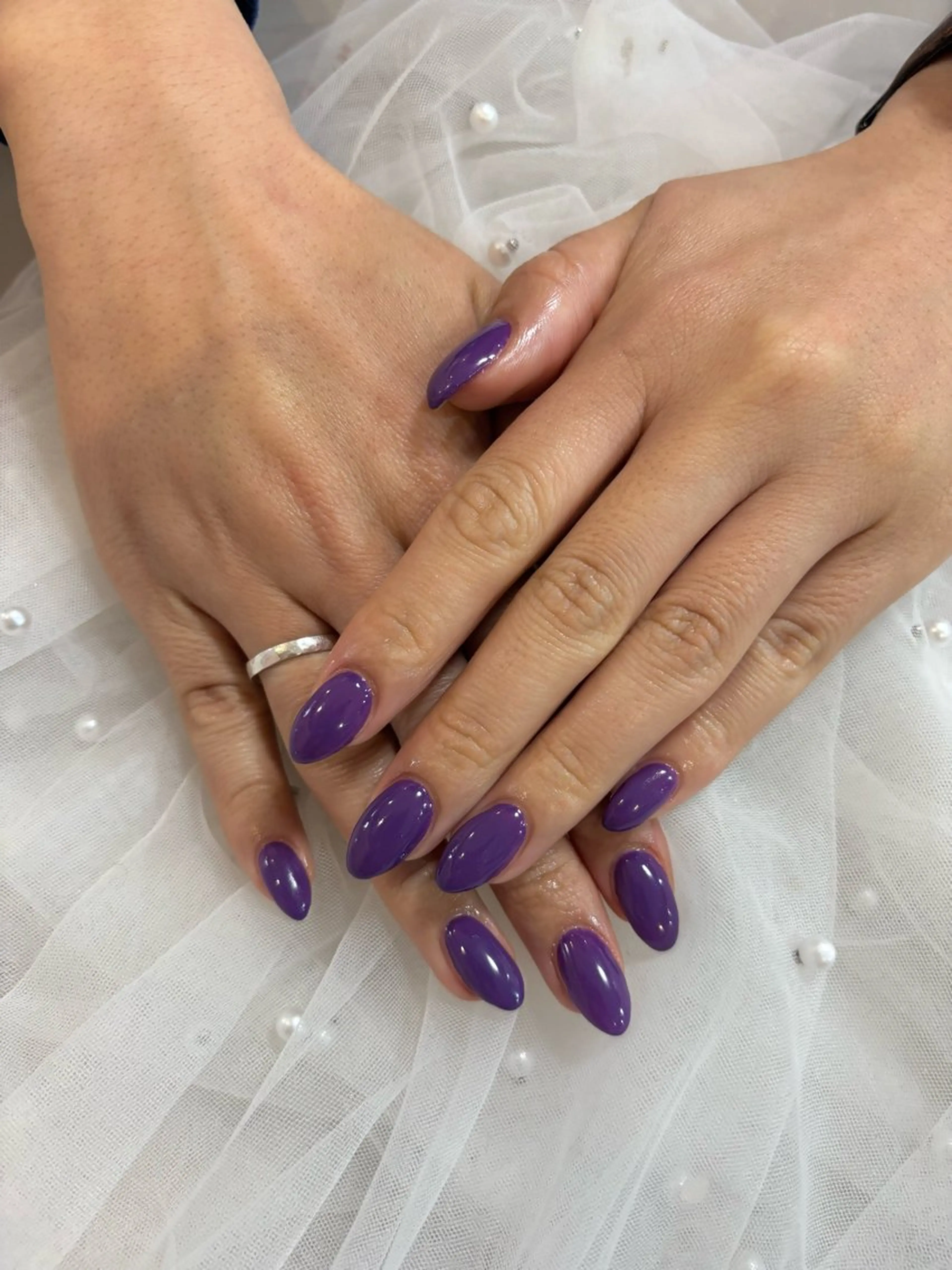 セミロング ハンドネイル lalaroom. nailsalon航空公園店所属・lala room.のネイルデザイン