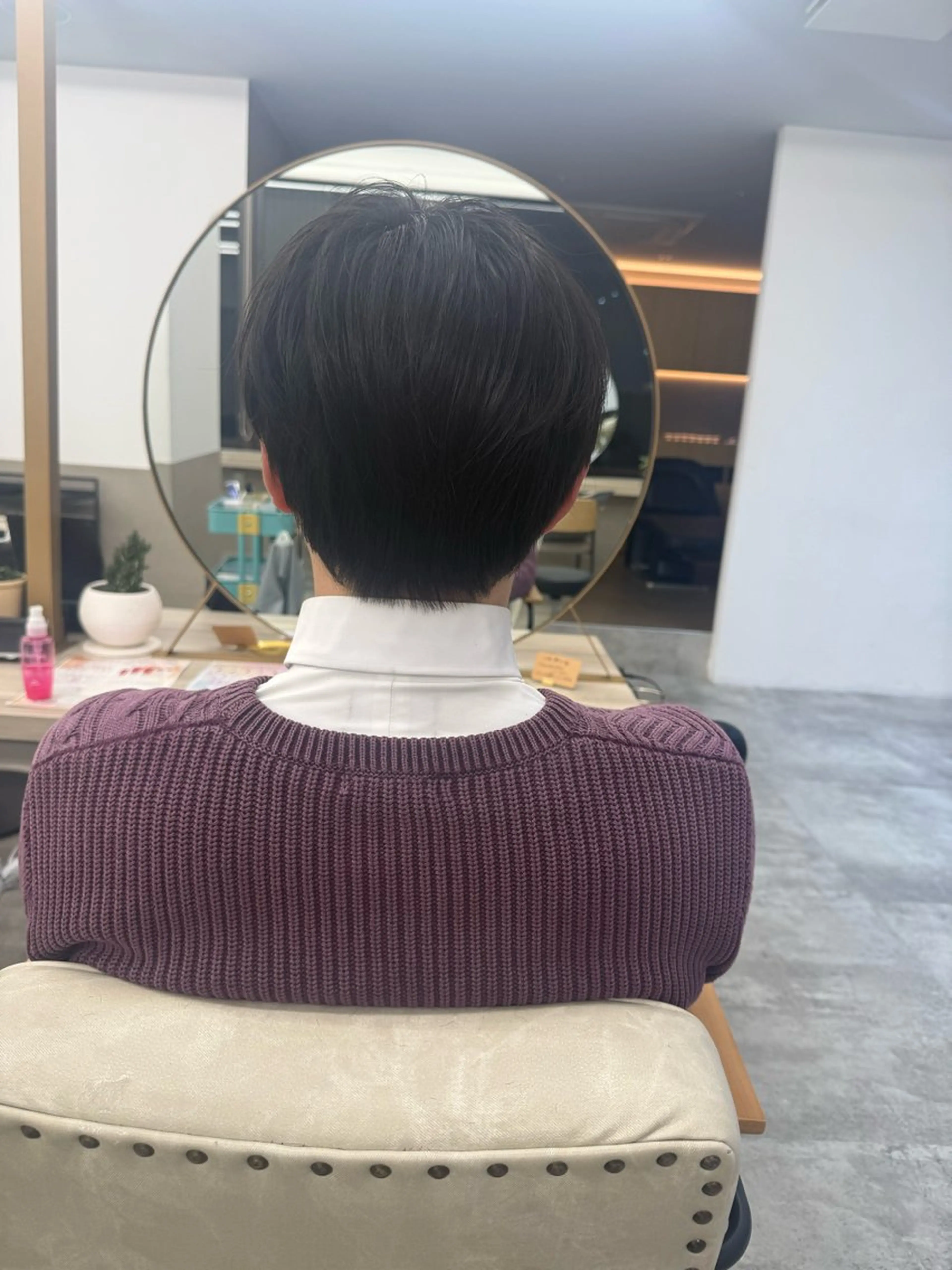 メンズ 早田 華のヘアスタイル