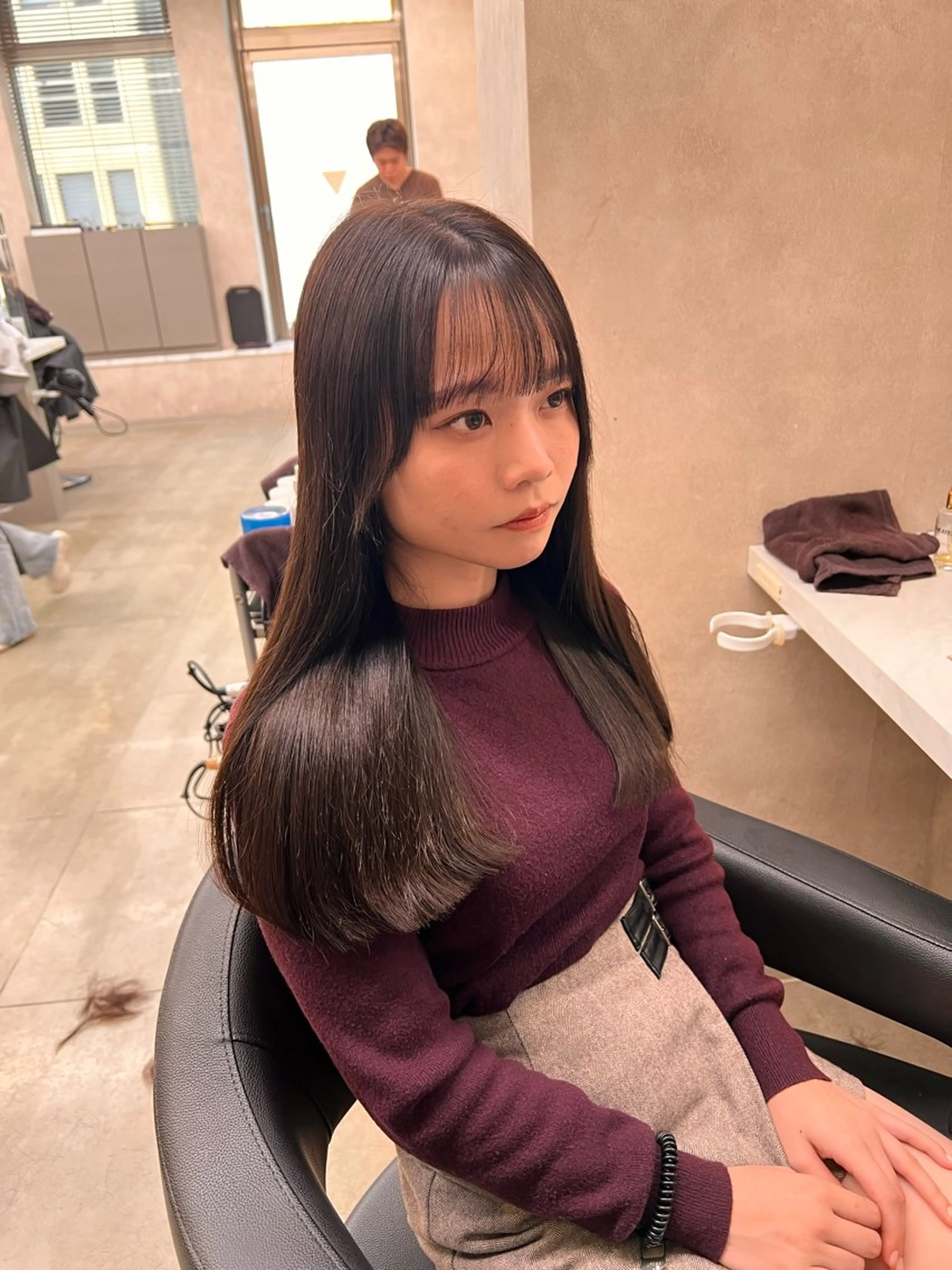 ロング カラー 💖札幌カラー 指名No.1💖玲奈のヘアスタイル