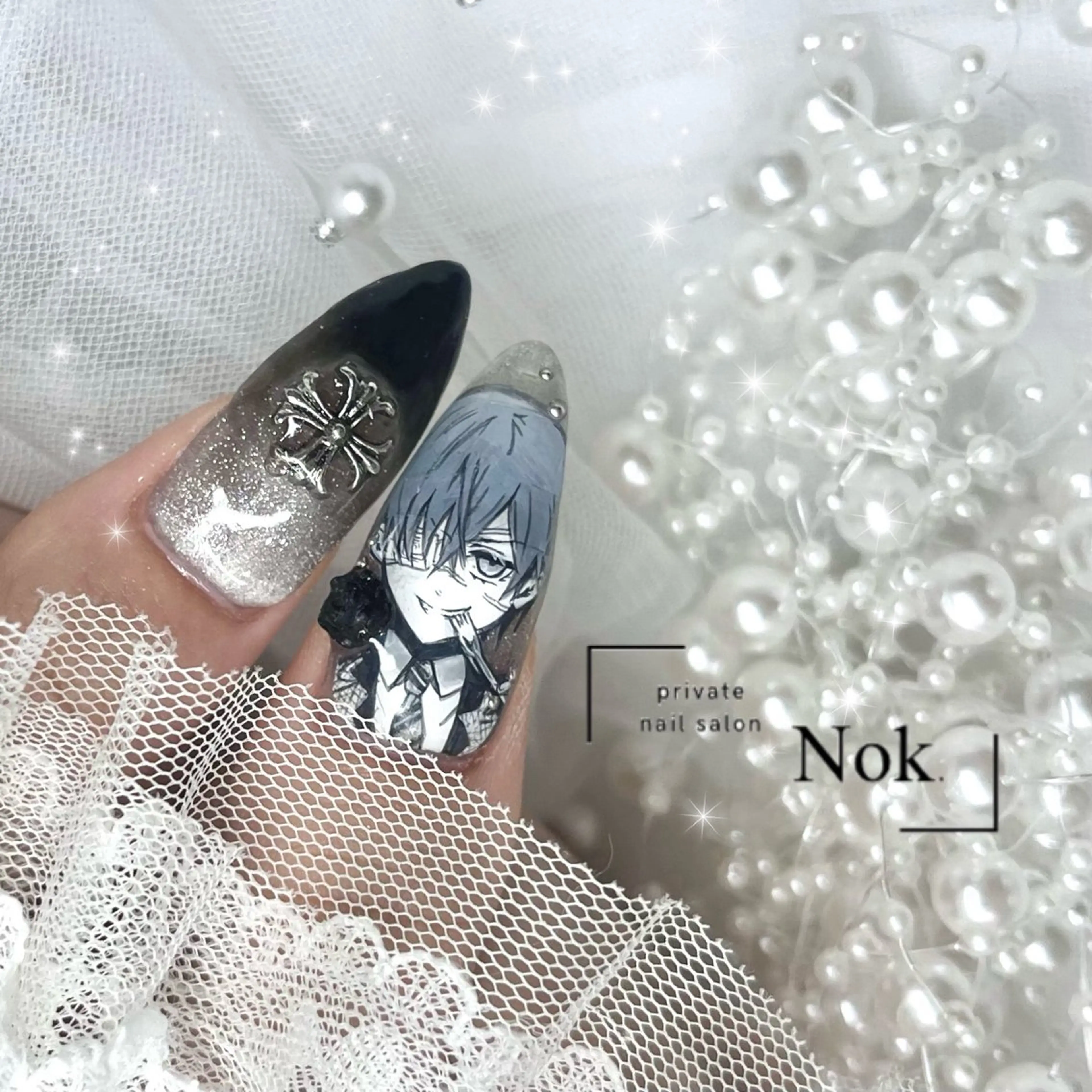 ネイル ハンドネイル 池袋痛ネイル Nok. 渡辺のネイルデザイン