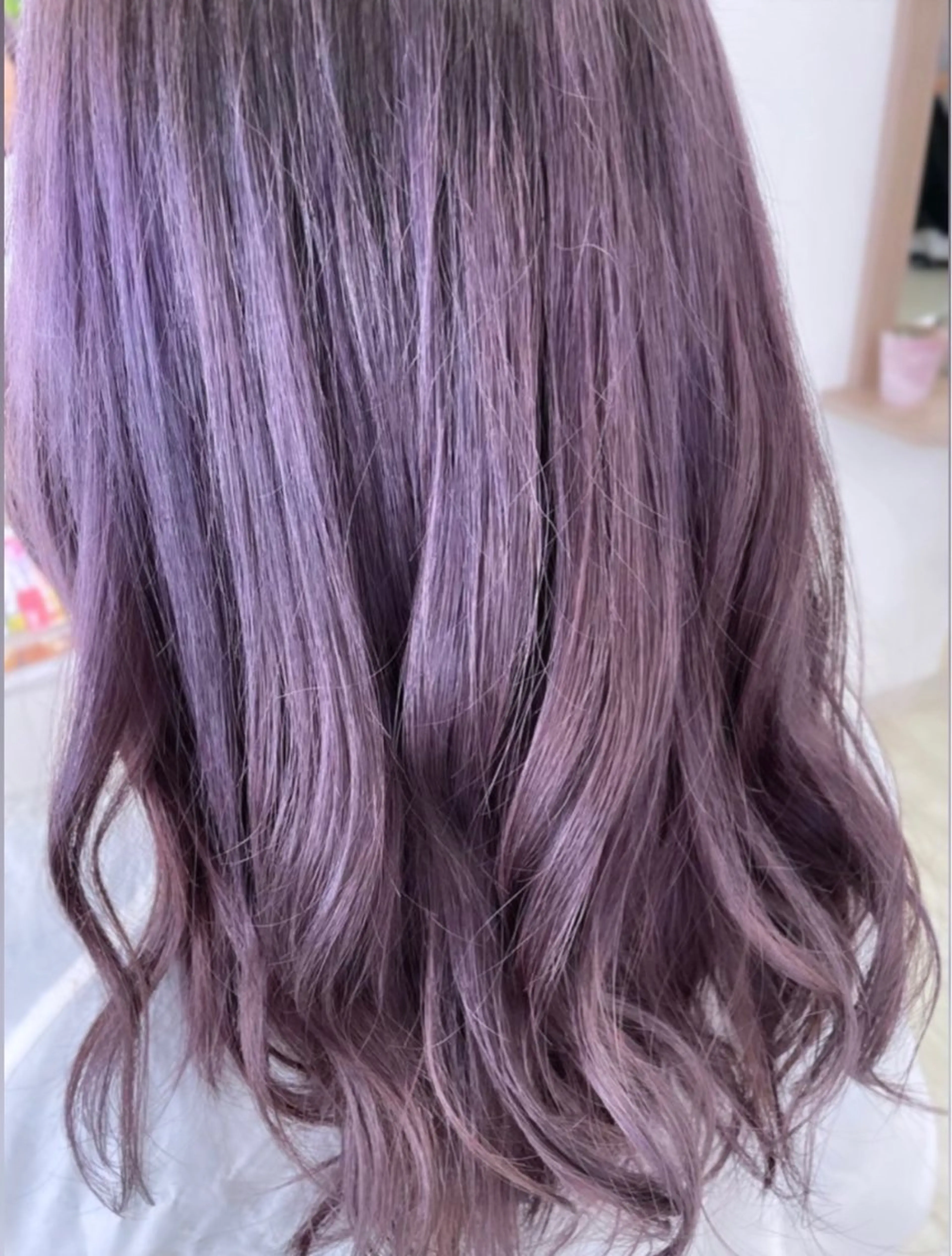 ロング カラー パーマ Ash銀座店💜 misaのヘアスタイル