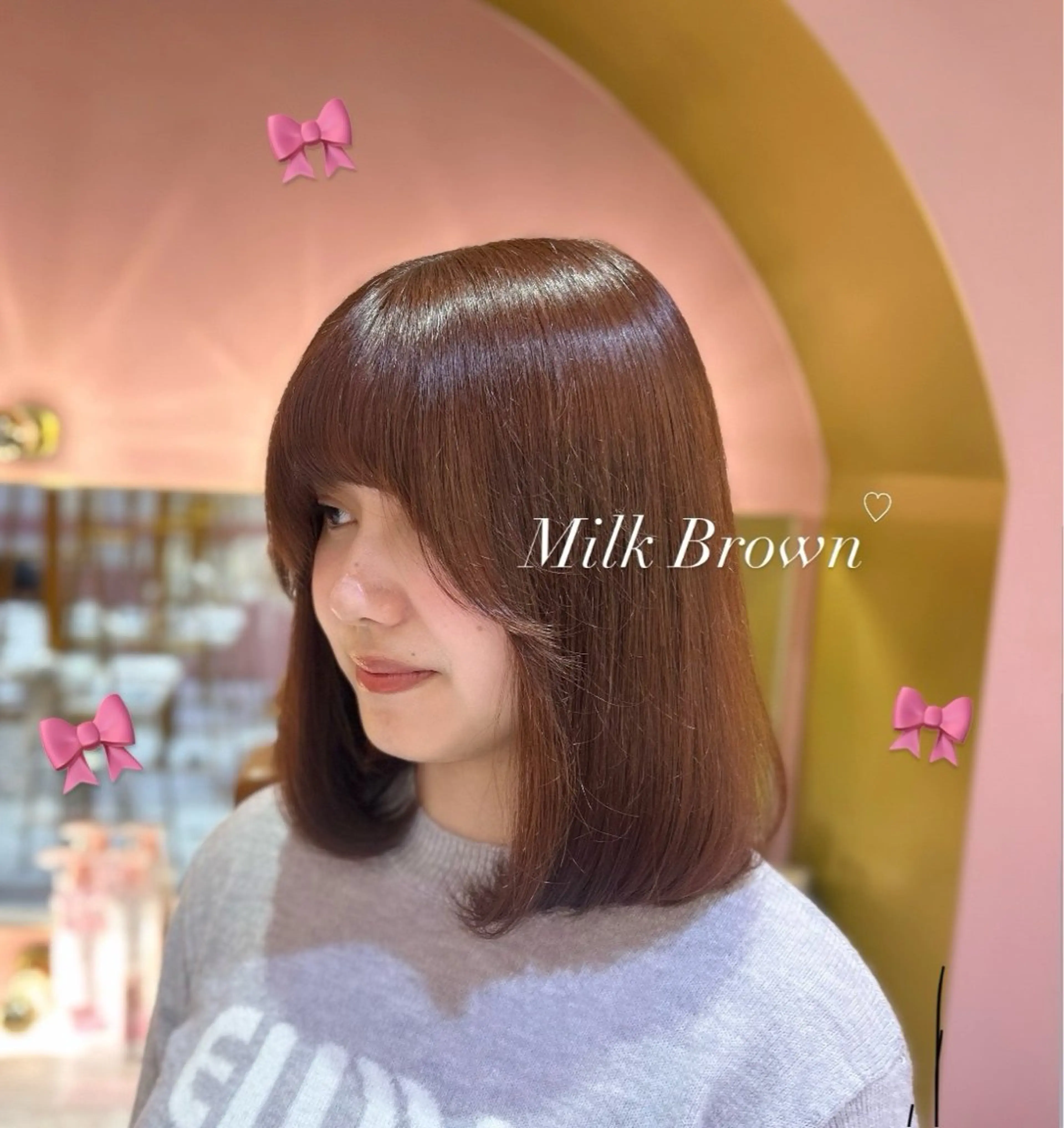 ミディアム カラー 横浜/レイヤー/ボブ shiira👼🏻のヘアスタイル